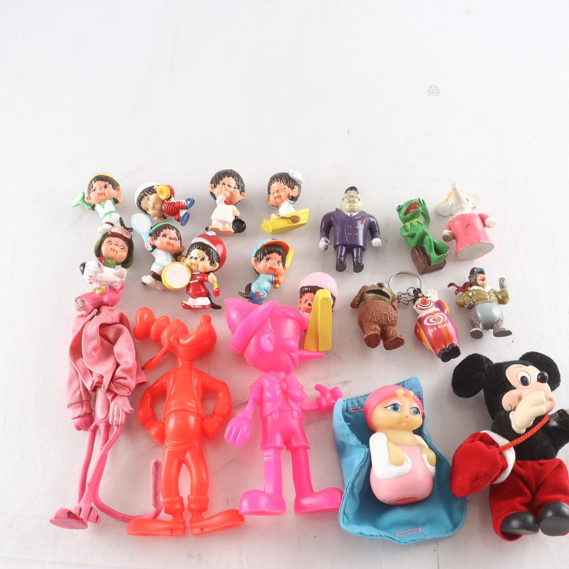 Figurer, tecknade figurer, blandat.