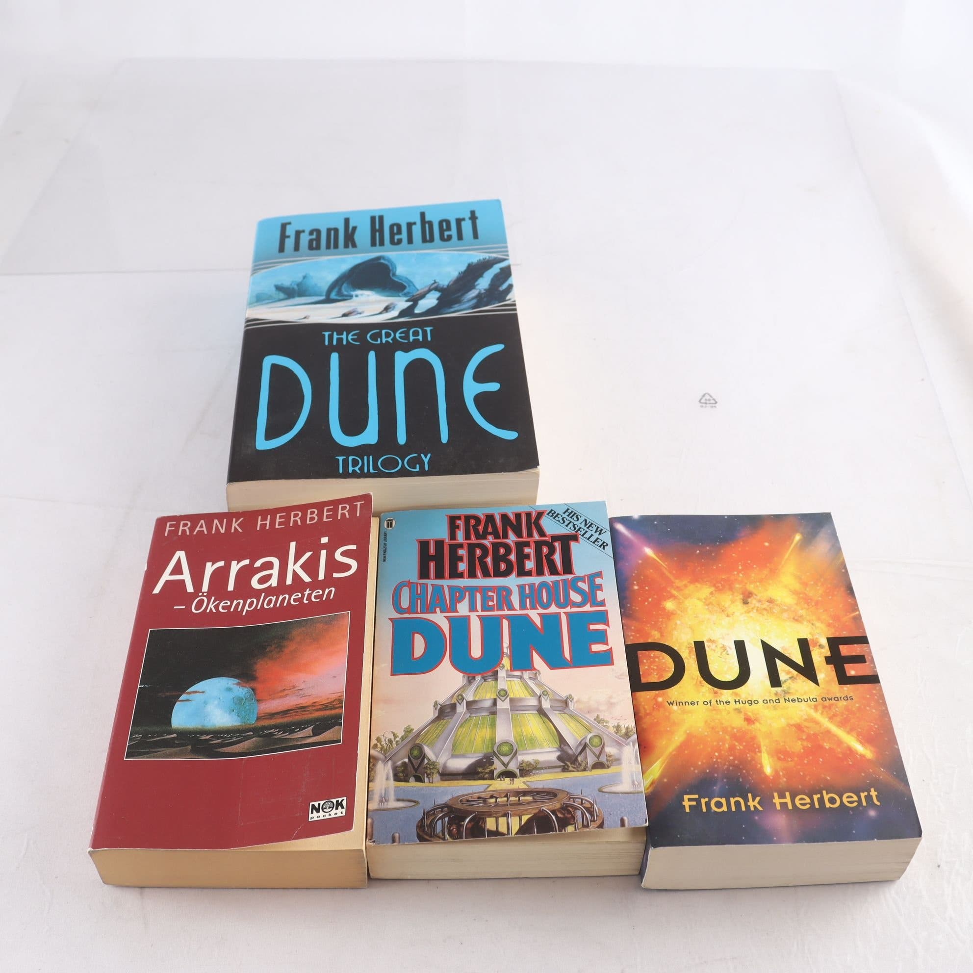 Frank Herbert, Dune, bokpaket med 4 olika upplagor