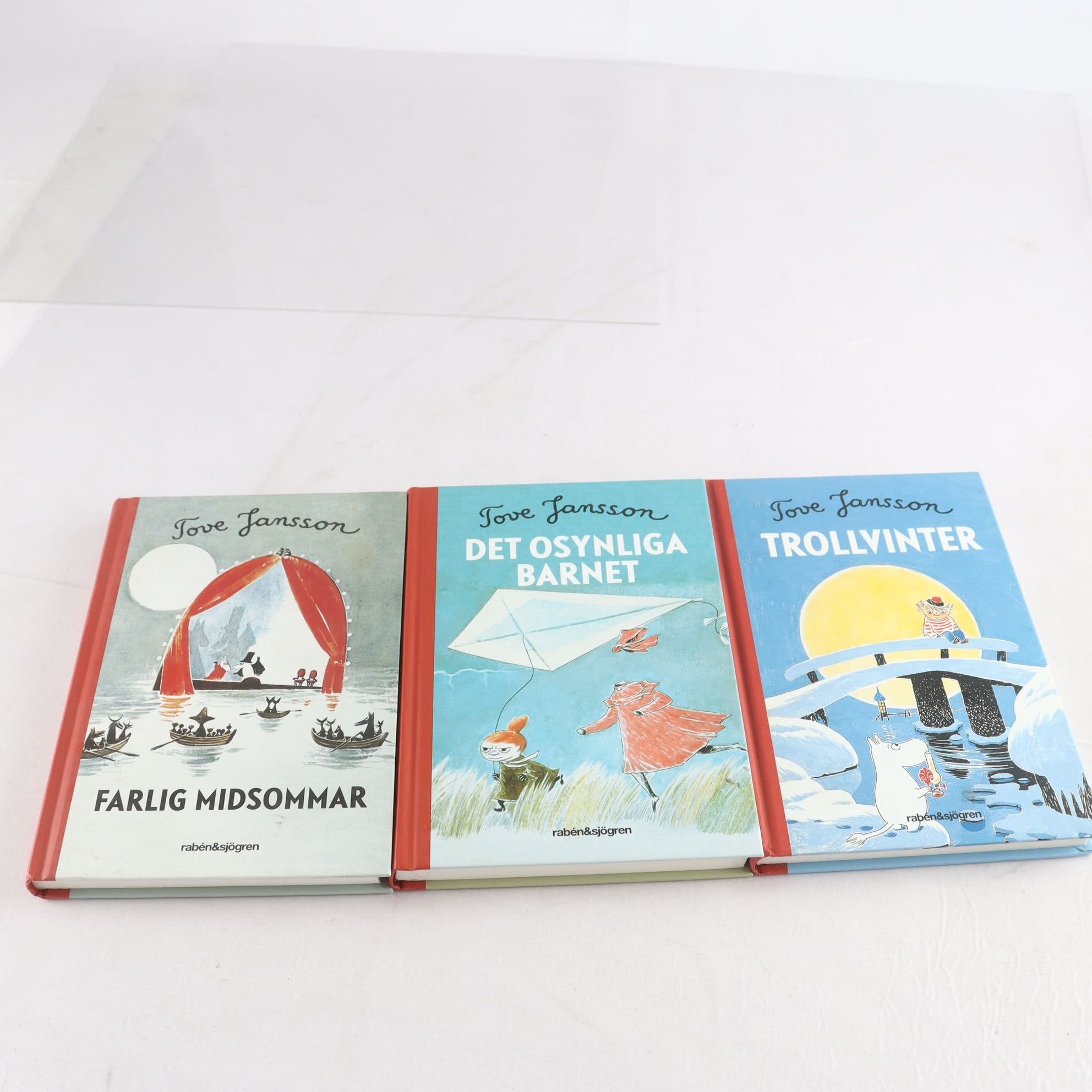 Tove Jansson, bokpaket med 3 volymer