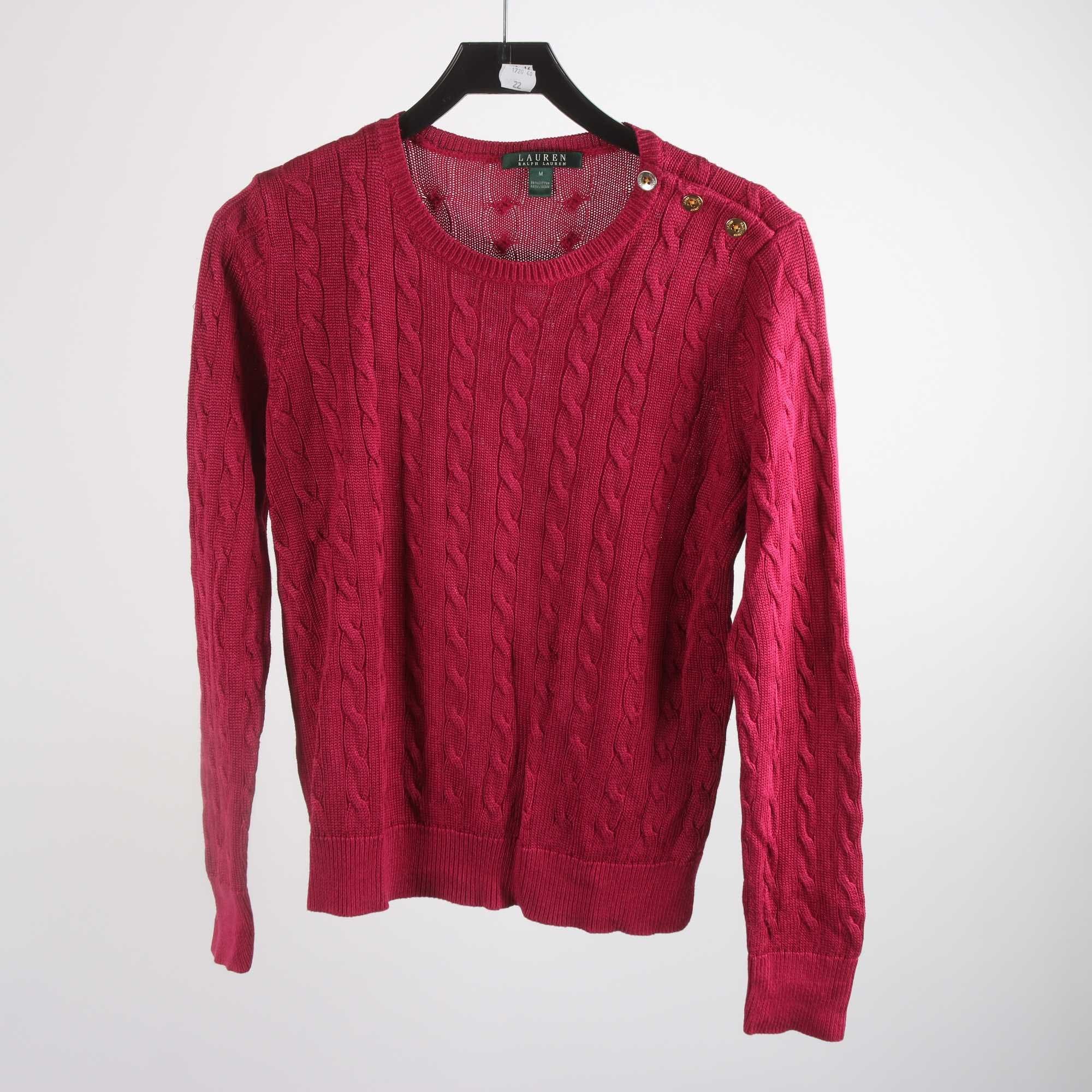 Tröja, Ralph Lauren, cerise, stl. M
