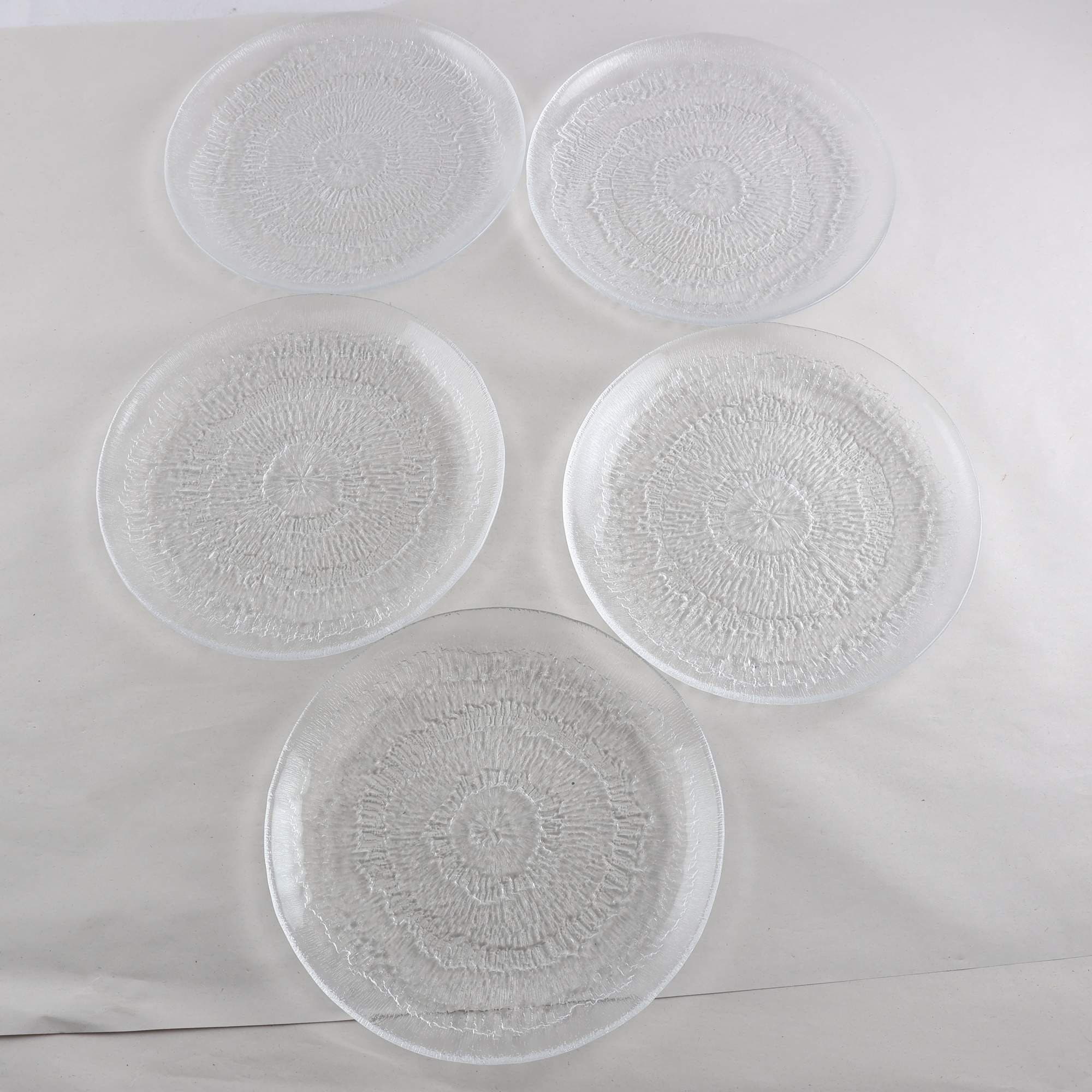 Assietter, Iittala, ’Solaris’, Tapio Wirkkala, 5 st. Samfraktas ej