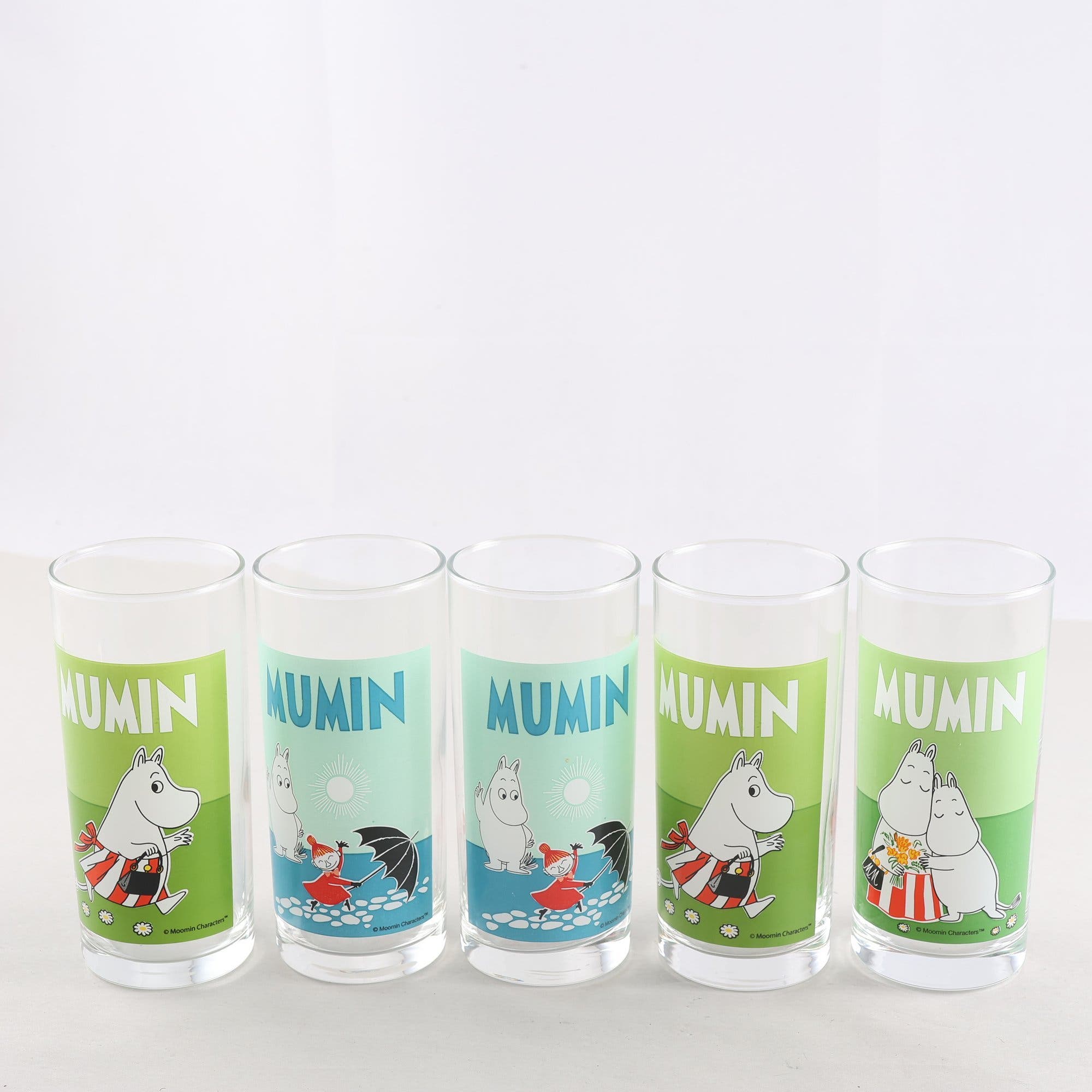 Glas, MAX, Mumin, 5 st. Samfraktas ej