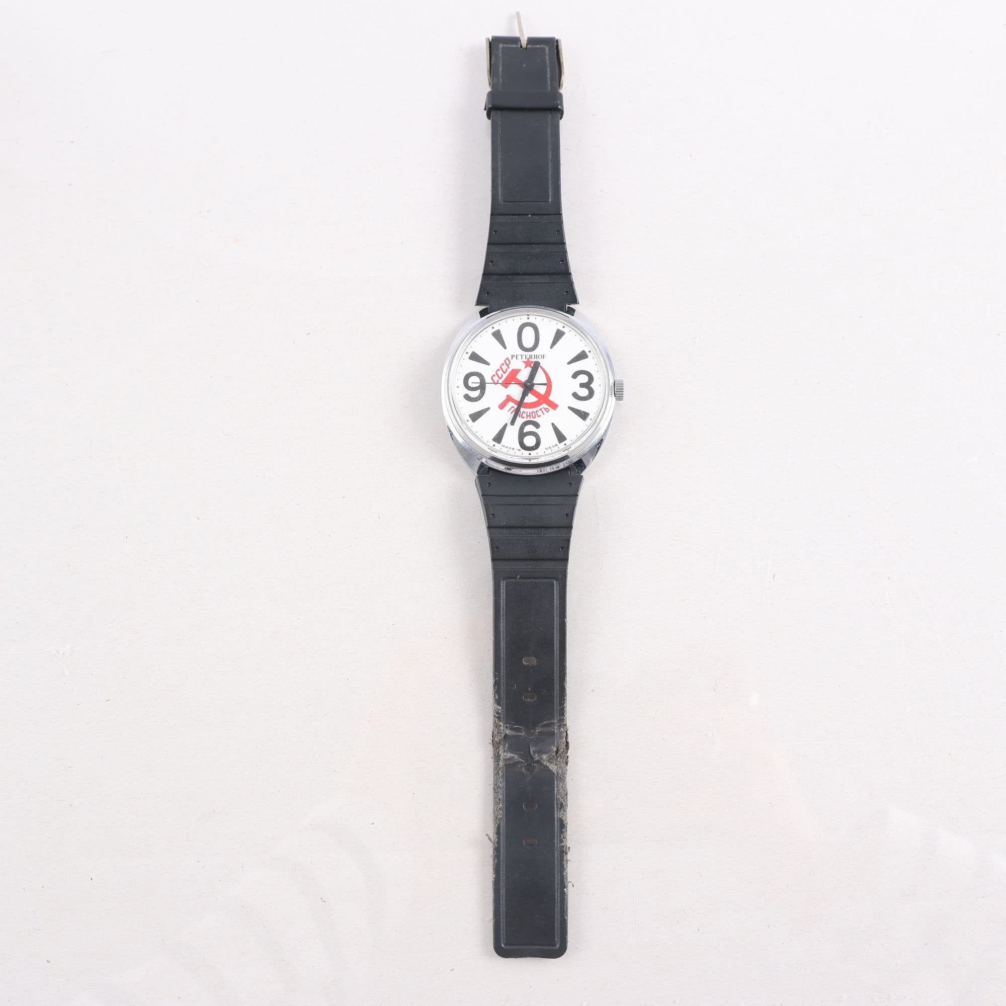 Armbandsur, stål, Raketa, manuell, glasnost, USSR, 1990-tal, vintage
