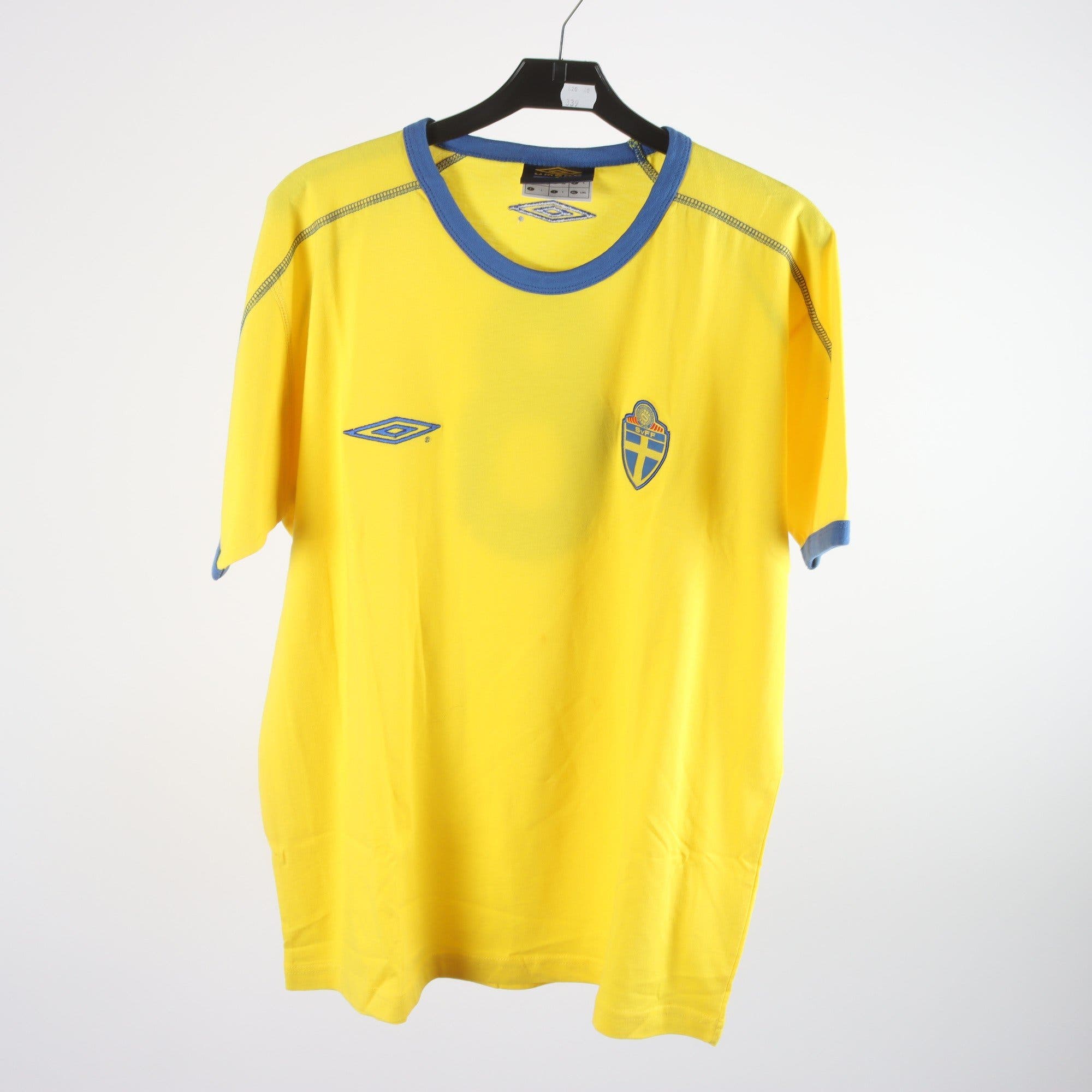 Sporttröja, Umbro, SvFF, gul, stl. L.