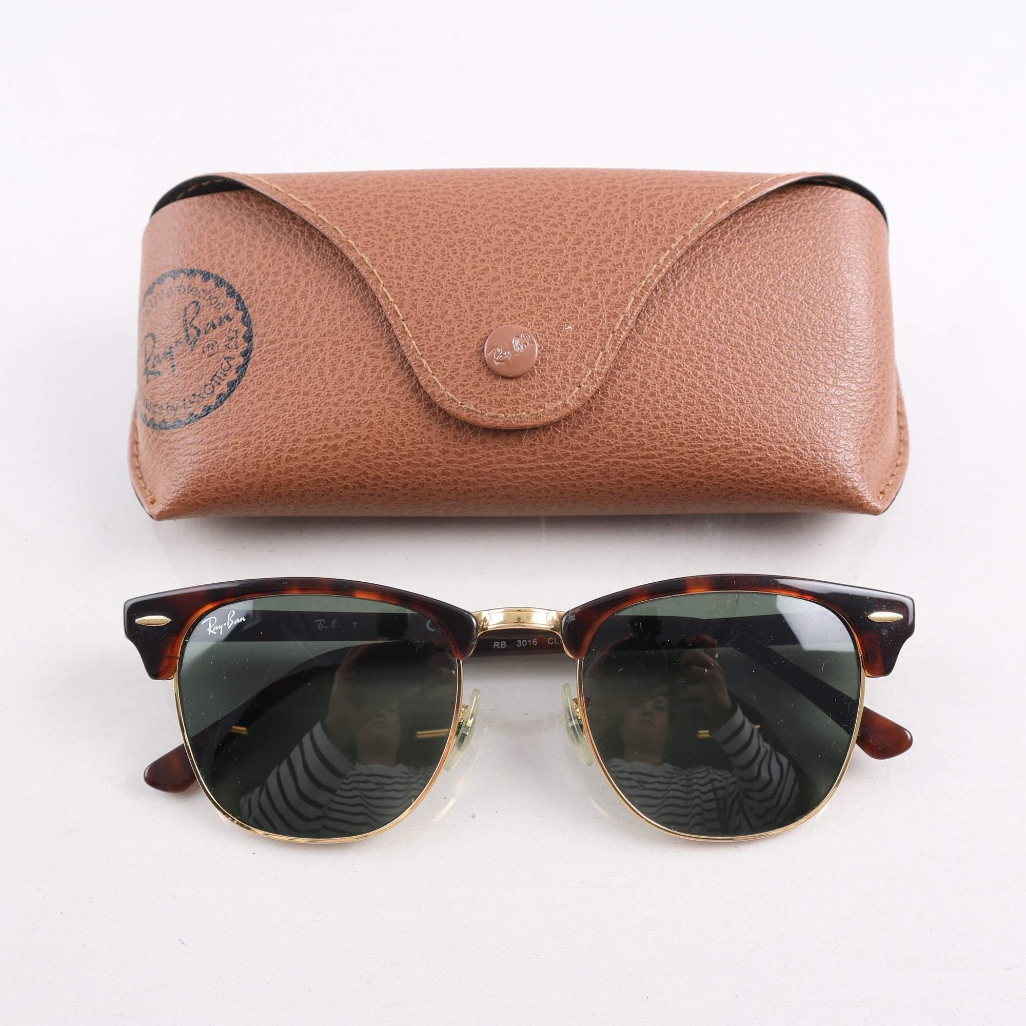 Solglasögon, metall, Ray Ban Clubmaster