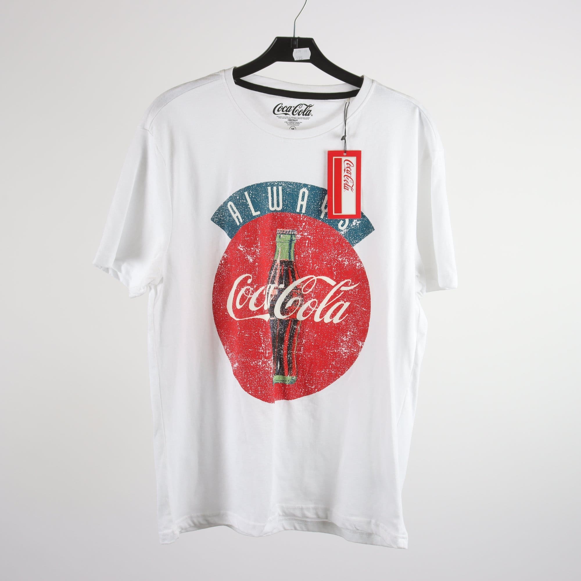 T-shirt, Coca Cola, röd, vit, stl. M.