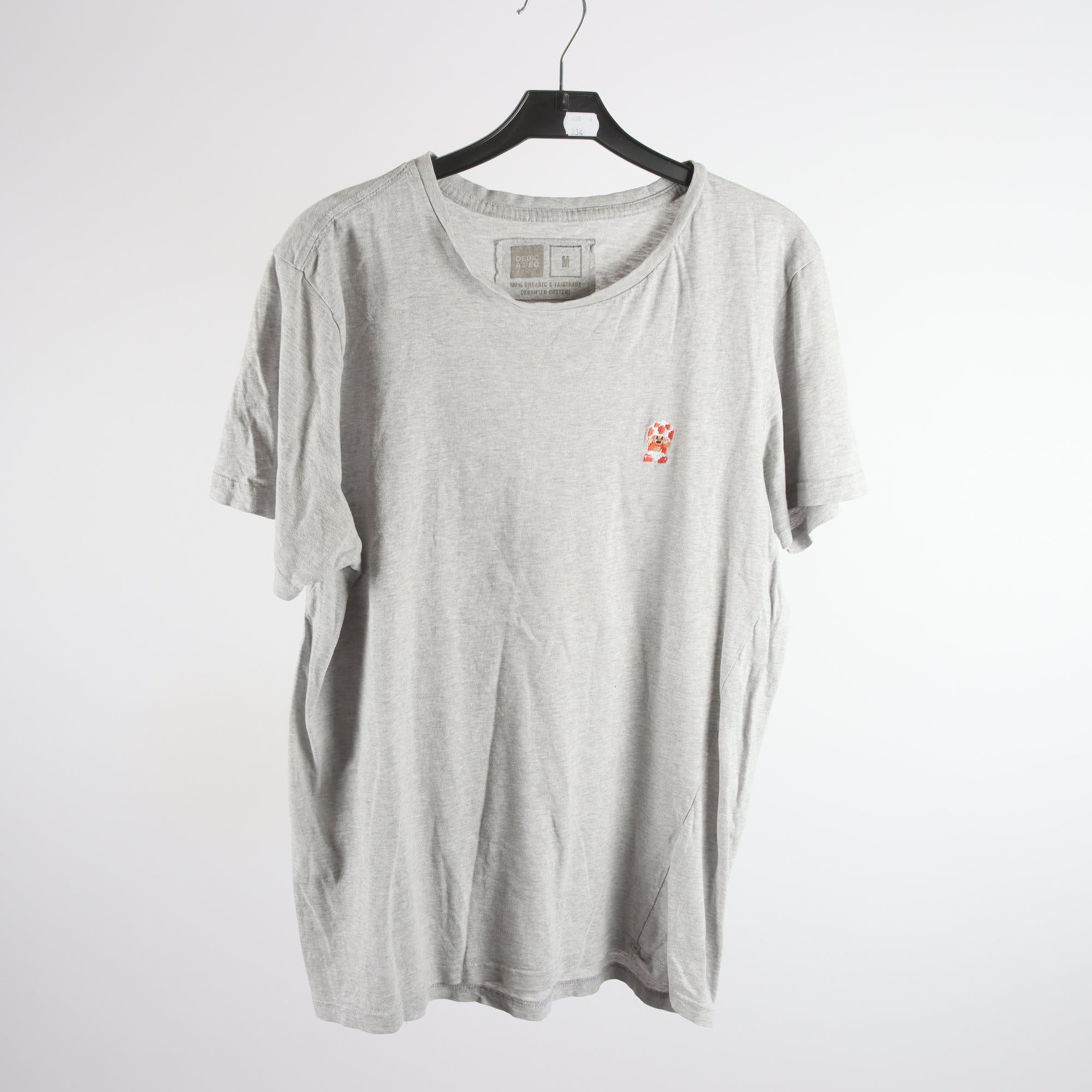 T-shirt, Dedicated, grå, stl. M.