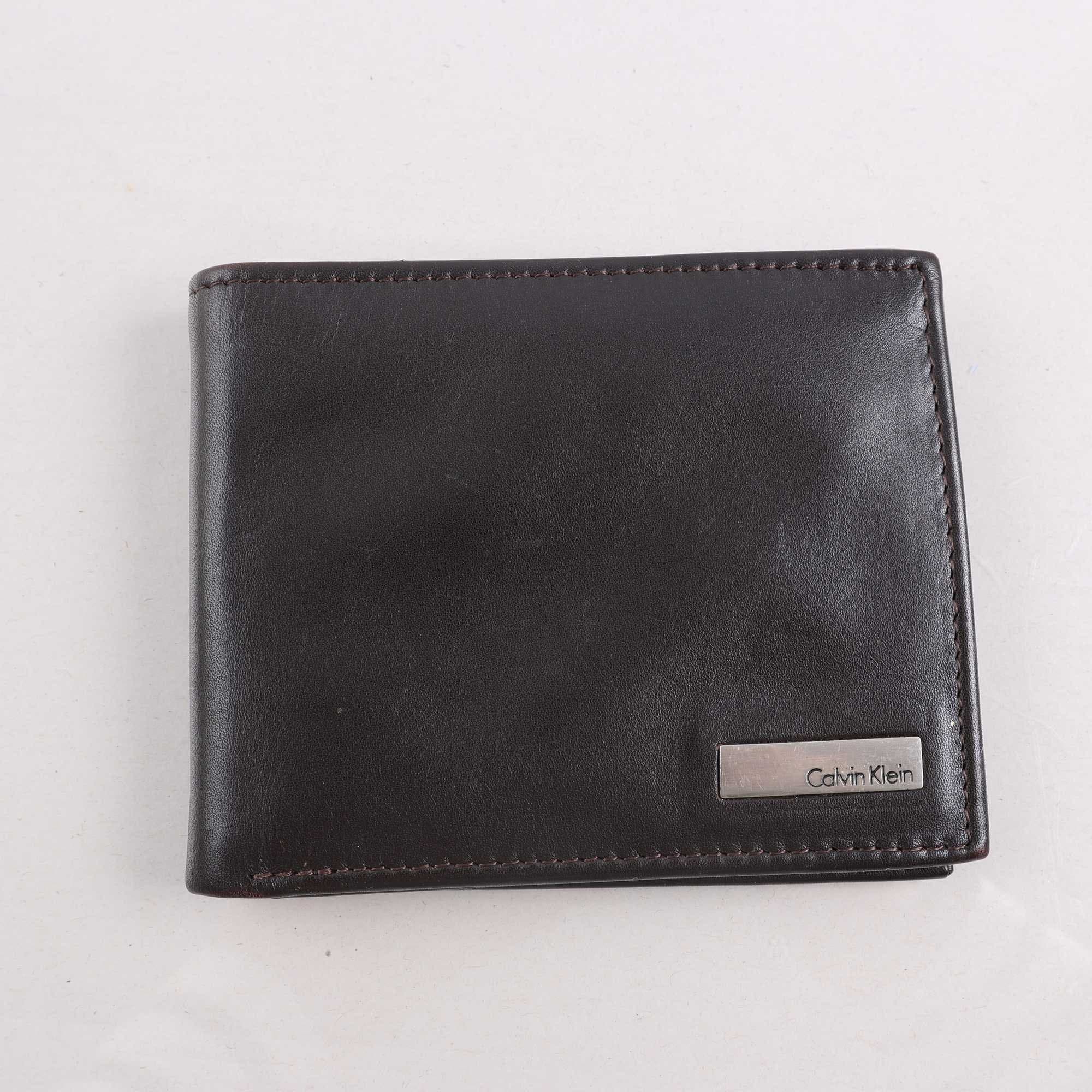 Plånbok, Calvin Klein, läder
