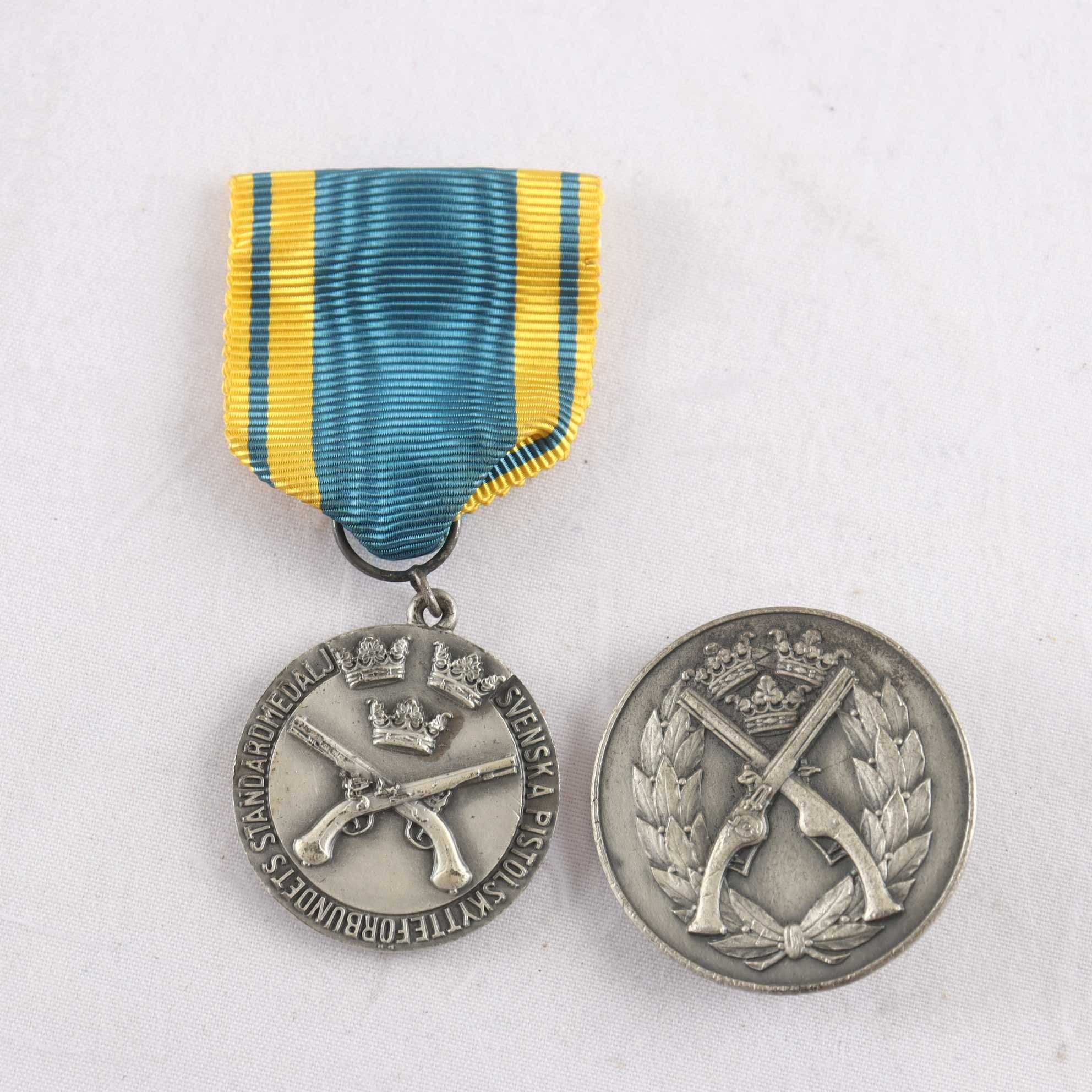 Skyttemedaljer, Silver, 2 st