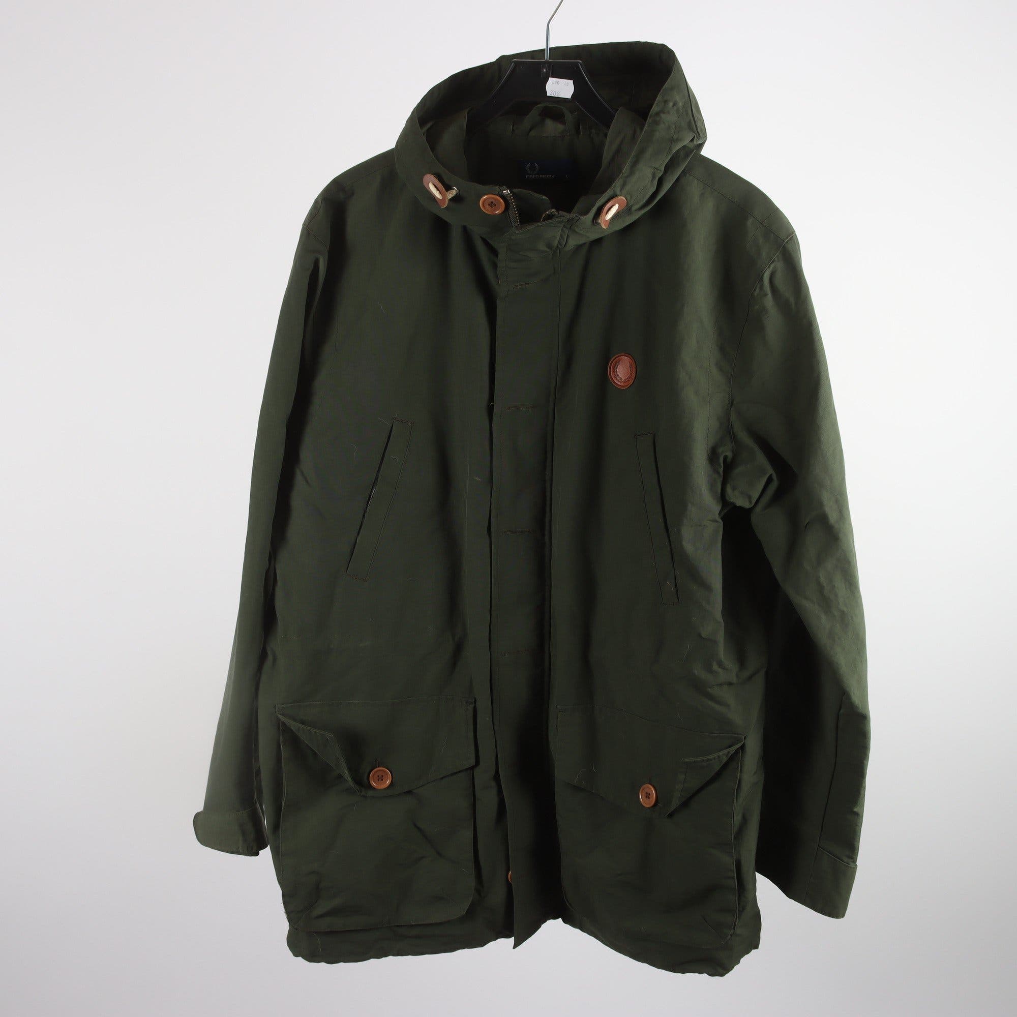 Vindjacka, Fred Perry, grön, stl. L.