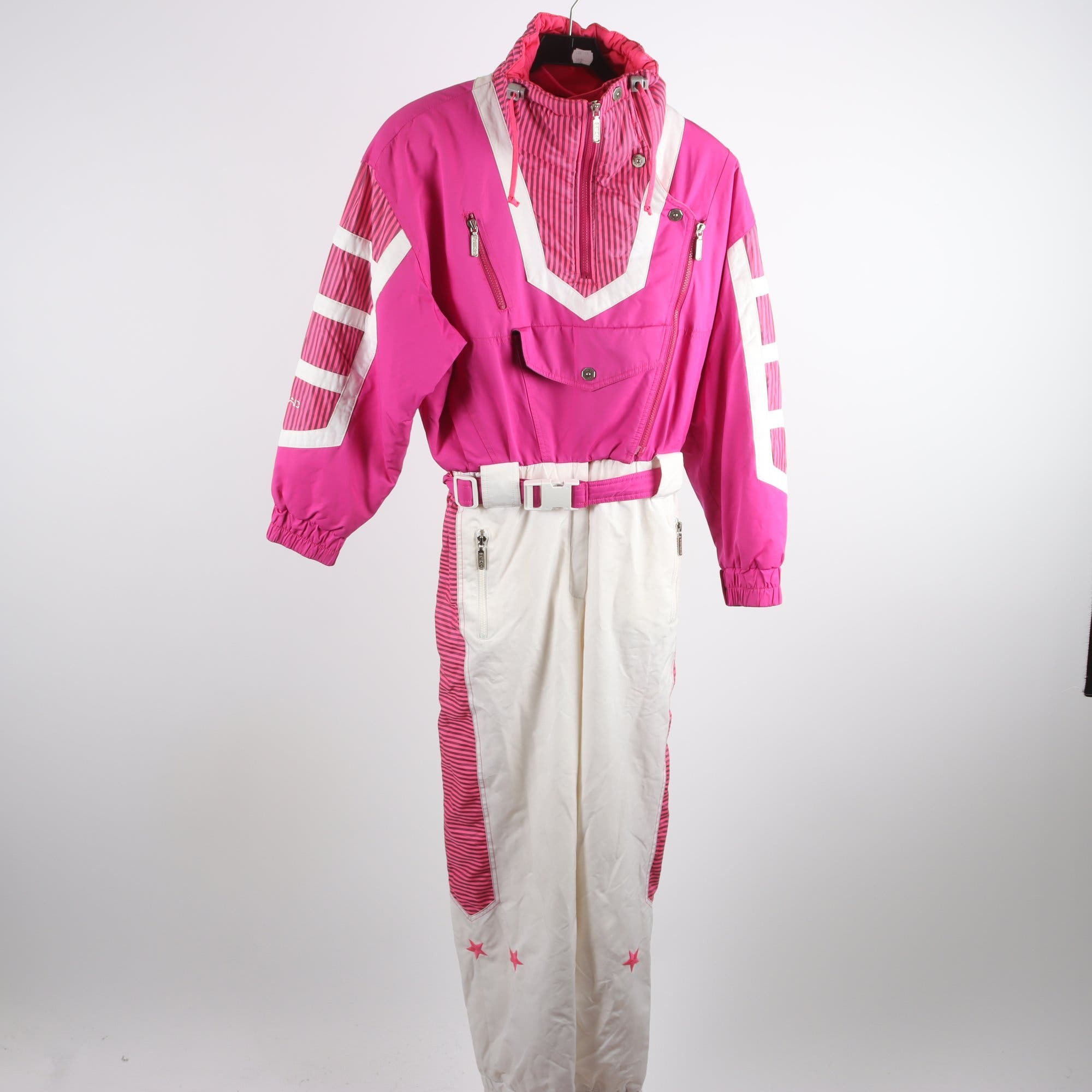 Vinteroverall, Head, rosa, vit, stl. ca. M/L.