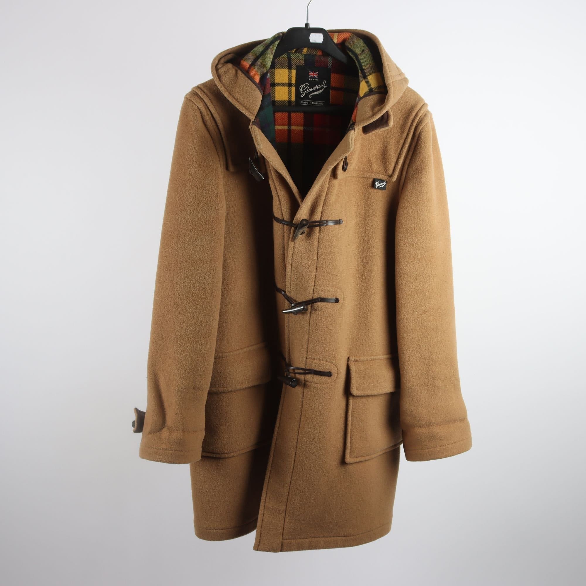 Duffel, Gloverall, beige, 80% ull, stl. L.