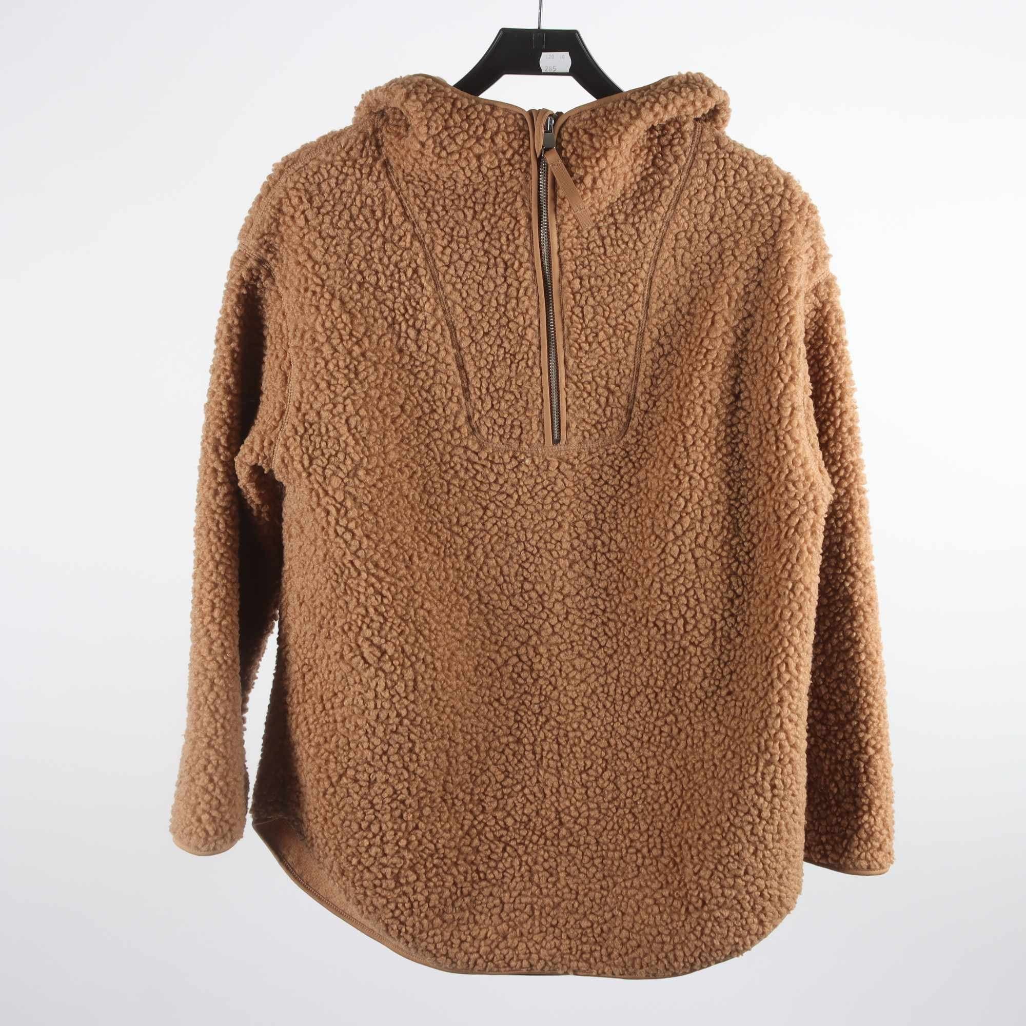 Teddytröja, H&M, brun, pile, stl. S.