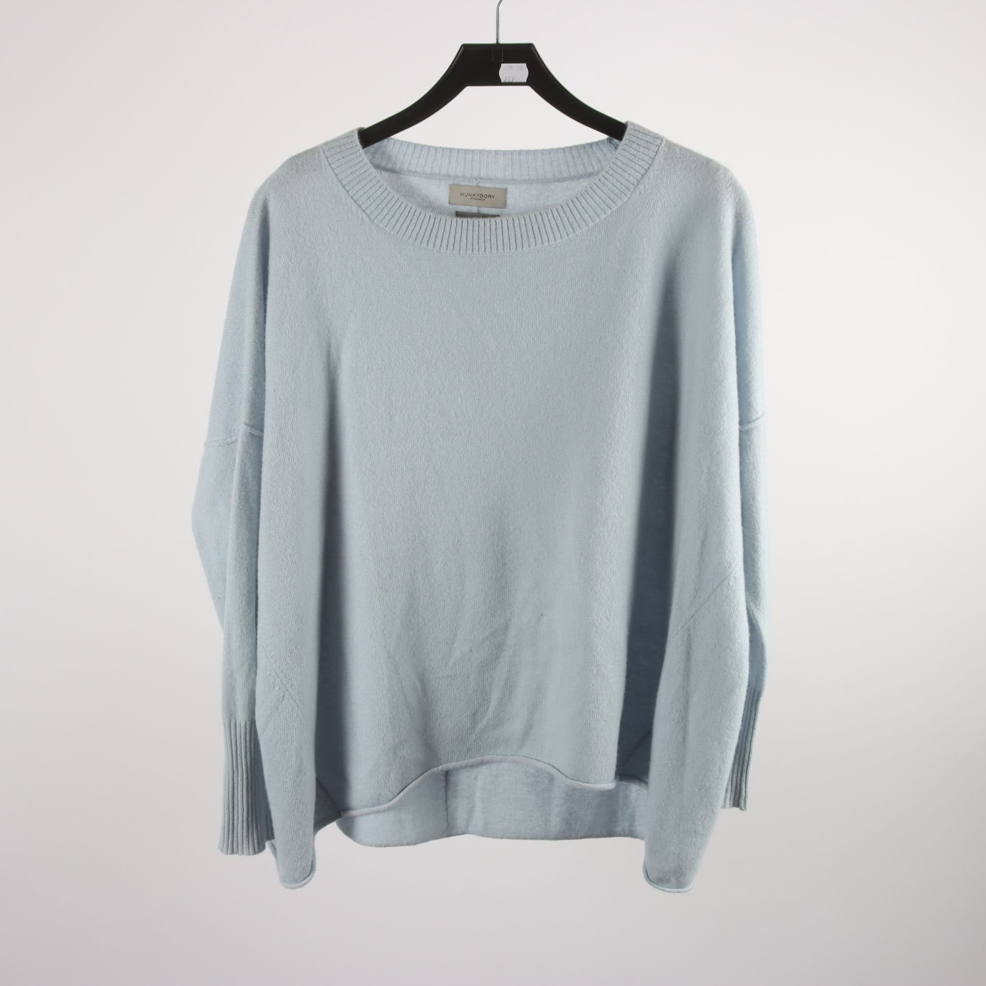 Tröja, Hunkydory, blå, 100% cashmere, oversize, stl. S.