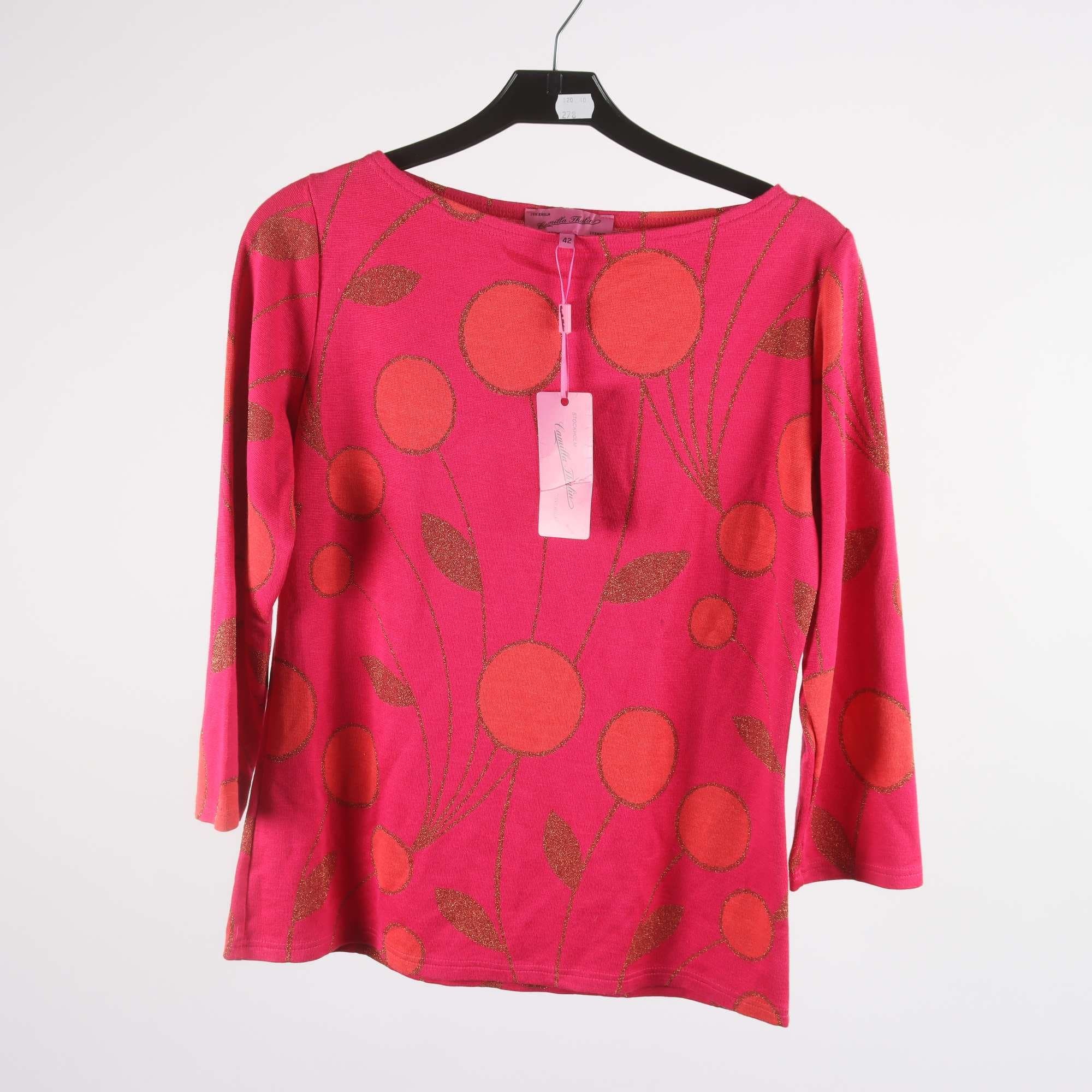 Tröja, Camilla Thulin, rosa, orange, stl. 42.