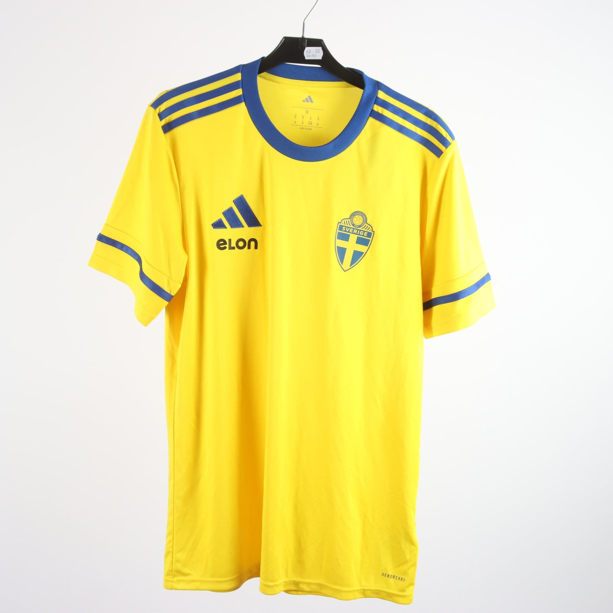 Fotbollströja, Adidas, Sverige, stl. M