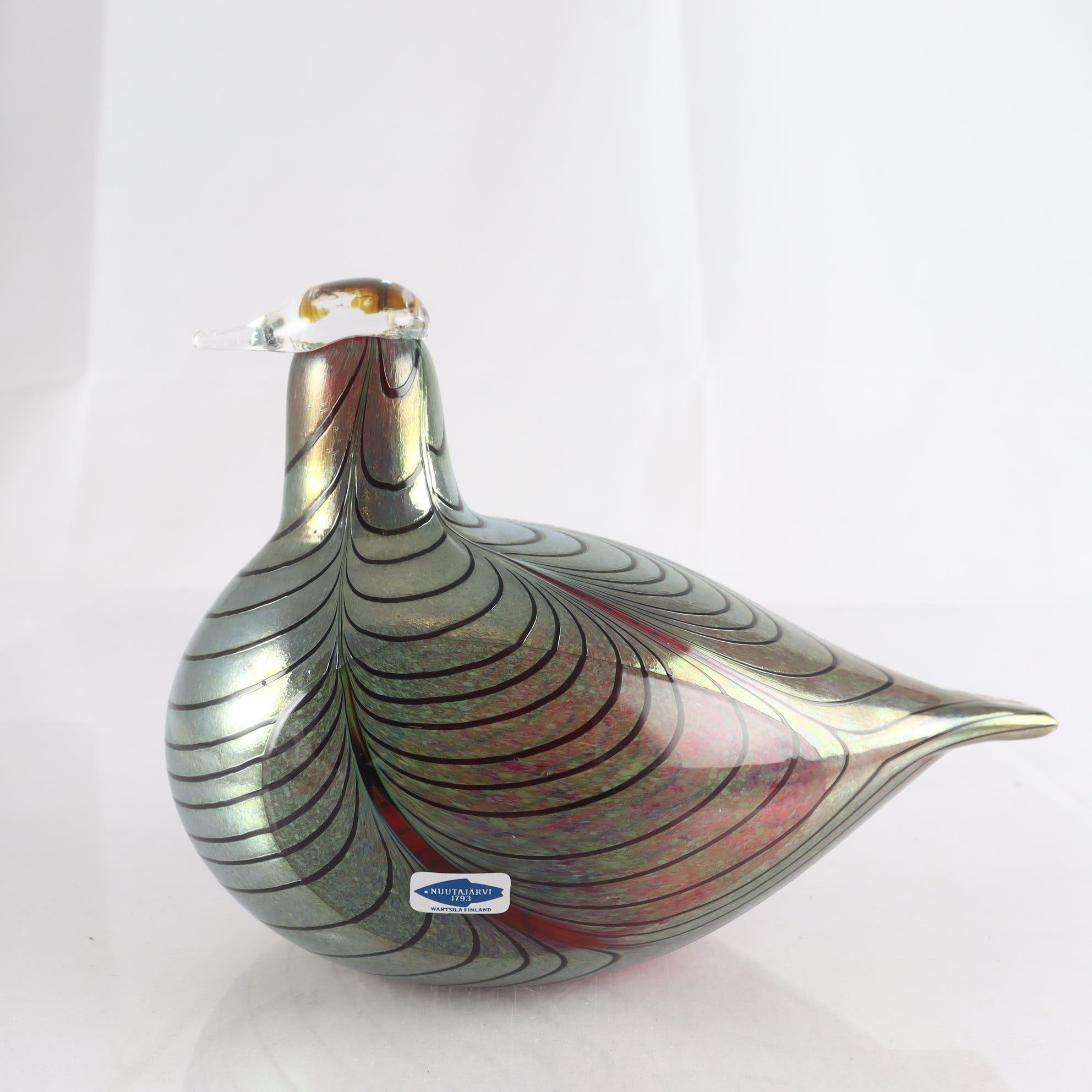 Oiva Toikka, Fågel, Glas, Nuutajärvi, Finland