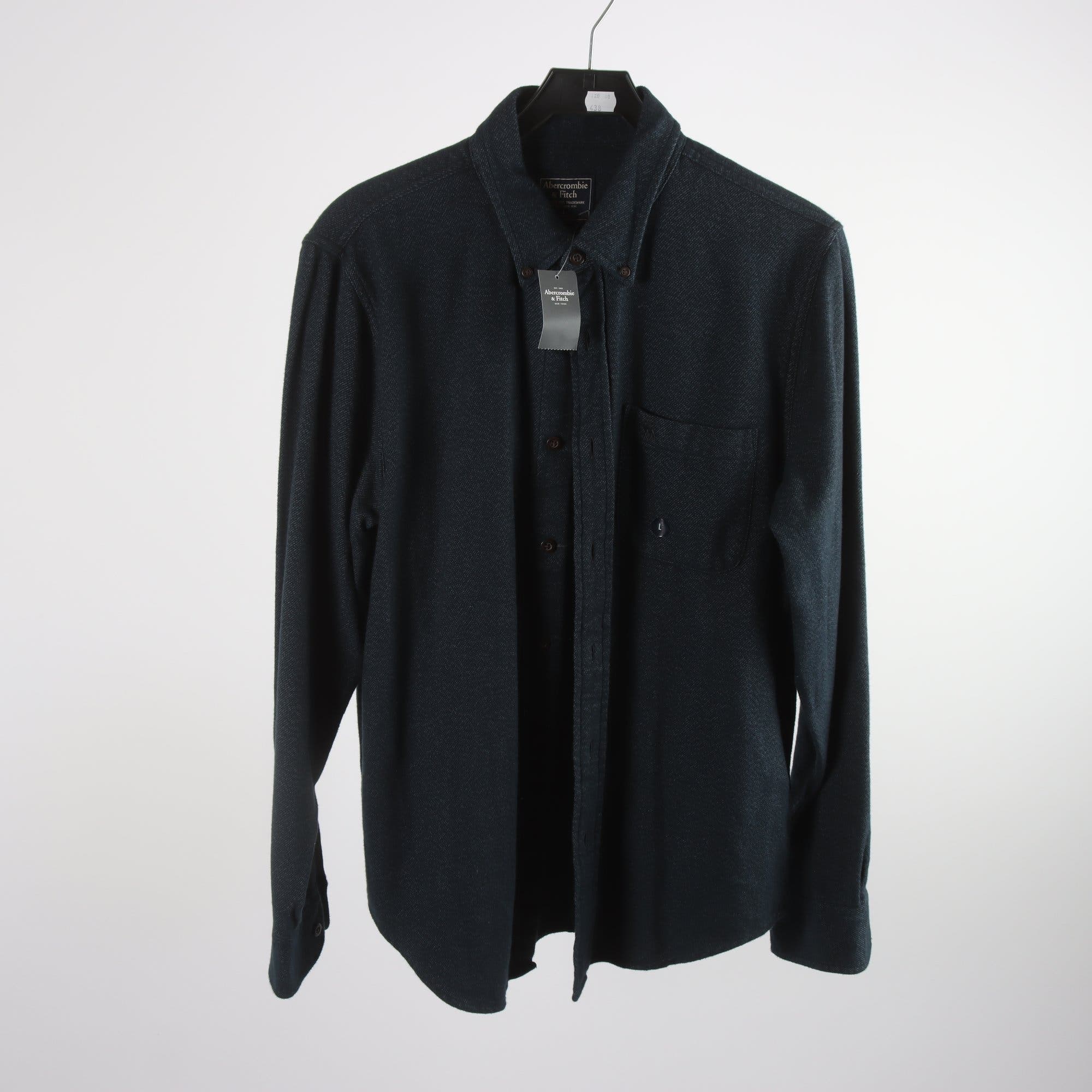 Skjorta, Abercrombie & Fitch, blå, flanell, stl. L.