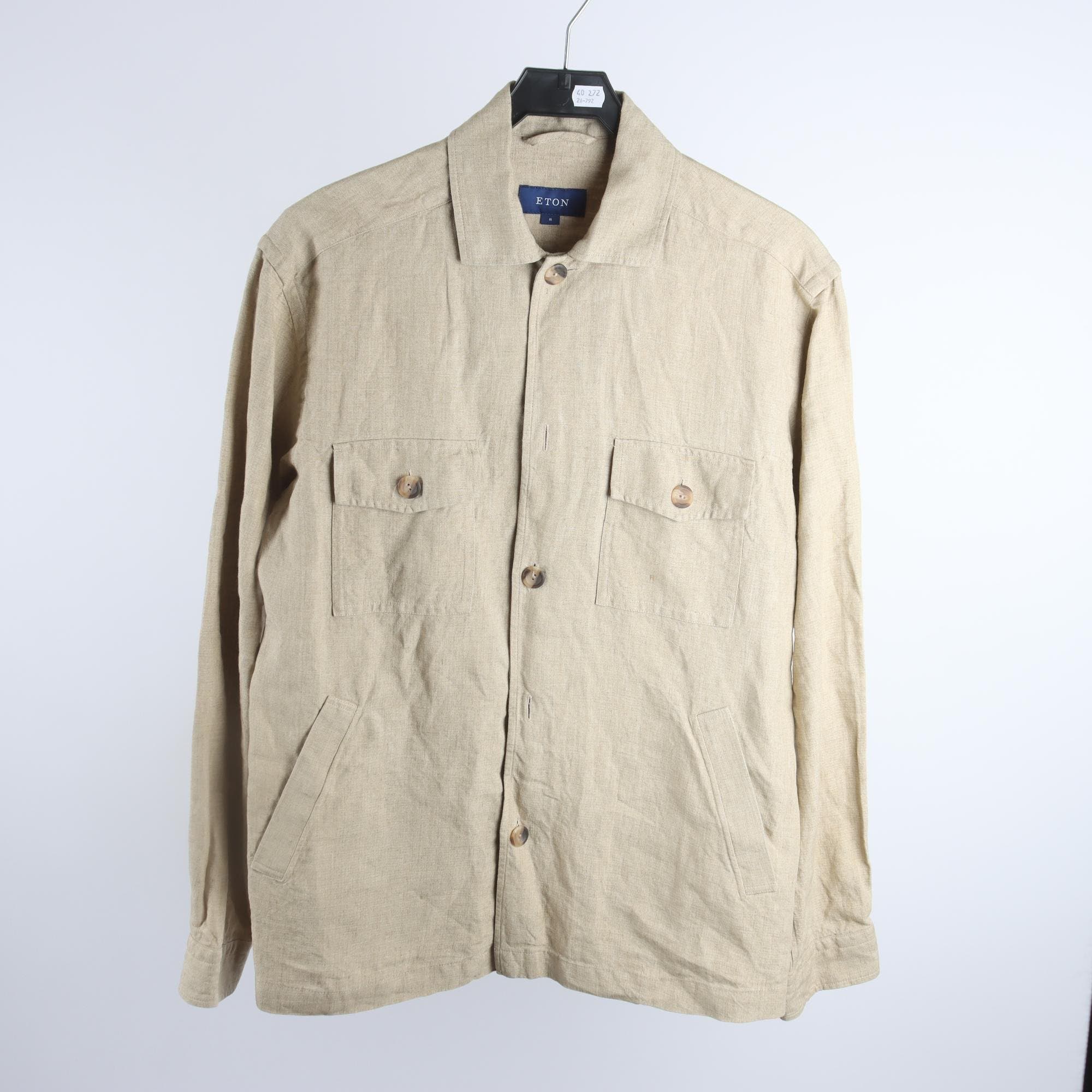Overshirt, Eton, 100% lin, stl. M