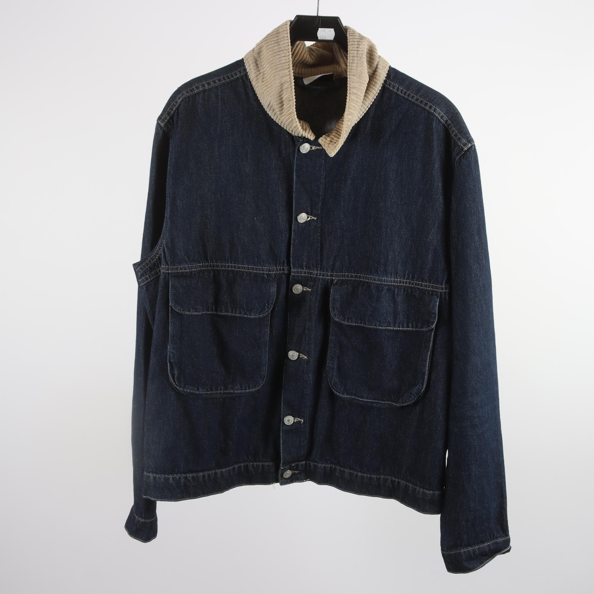 Jeansjacka, Vintage, blå, stl. XL.