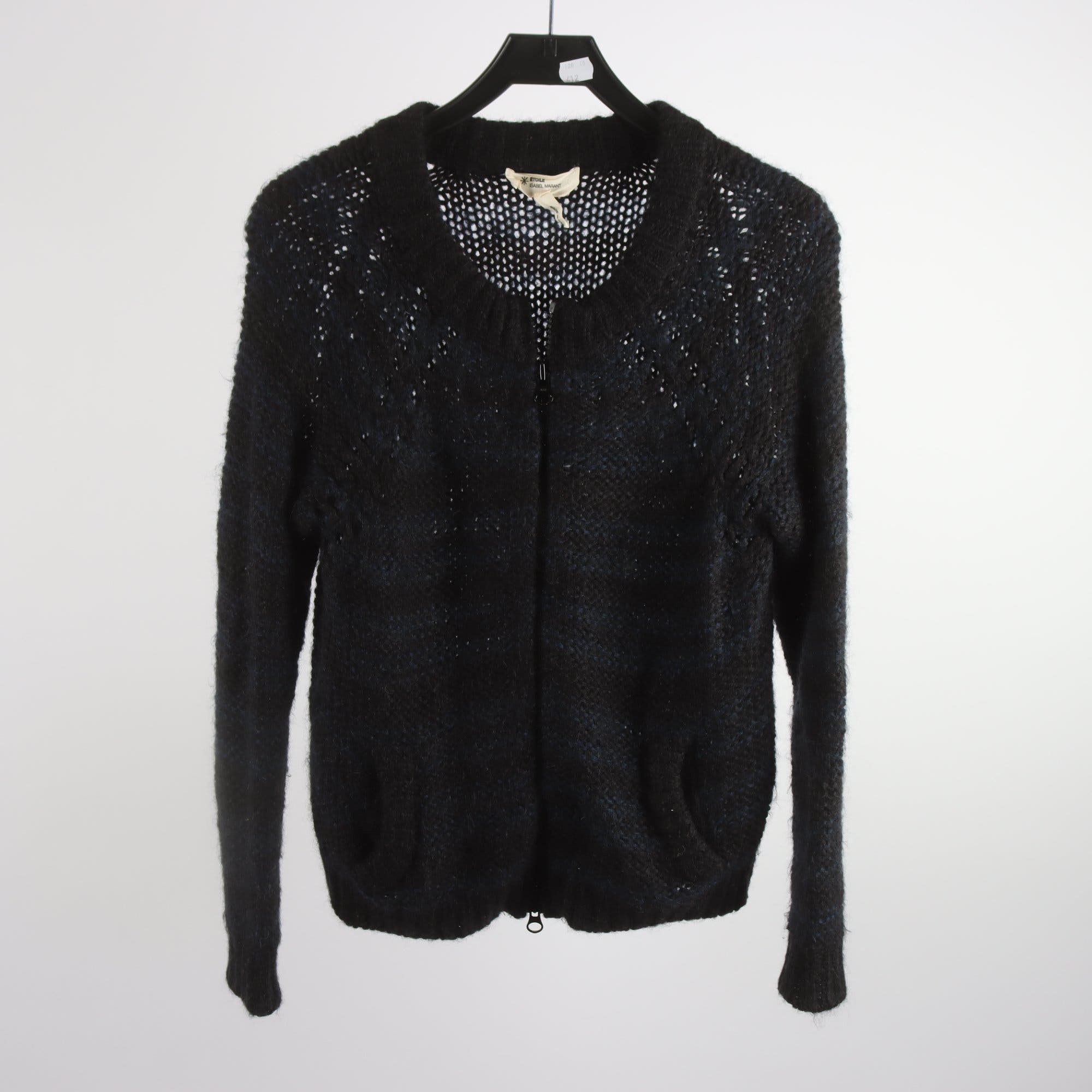 Kofta, Isabel Marant, blå, ull, alpaca, mohair, stl. ca. M.
