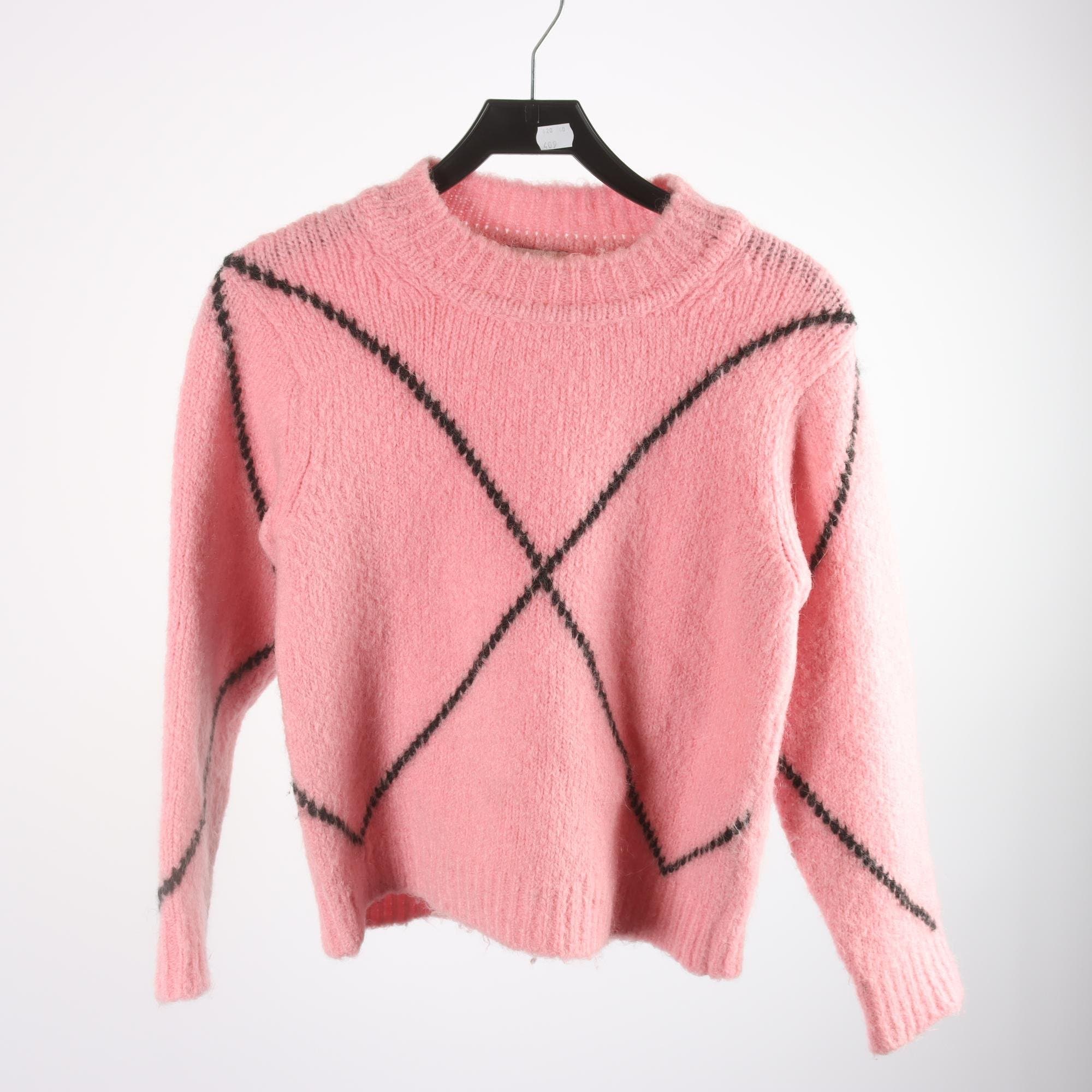 Tröja, Sandro, rosa, 48% mohair, stl. ca. XS.