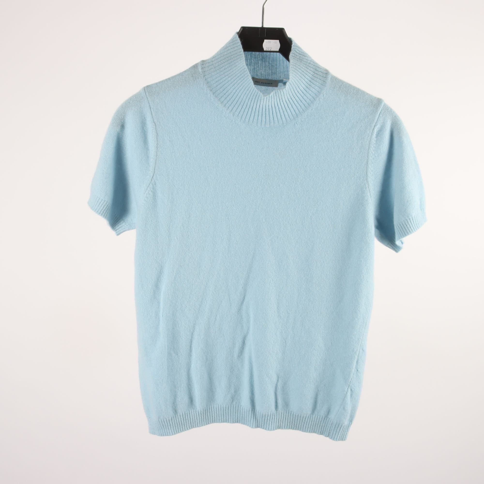 Tröja, Okänd, ljusblå, 100% cashmere, stl. XL.