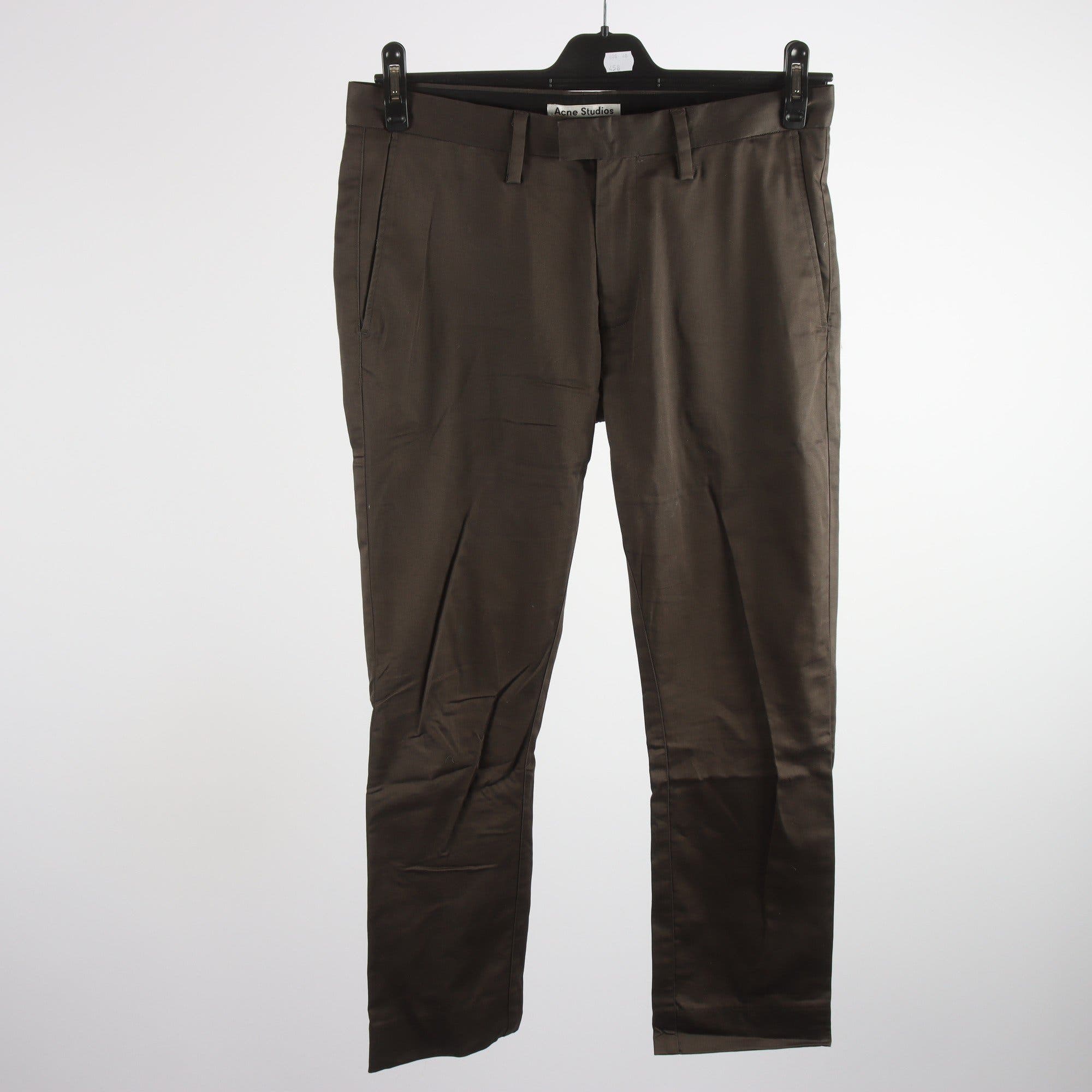 Byxor, Acne Studios, brun/grå, stl. 48.