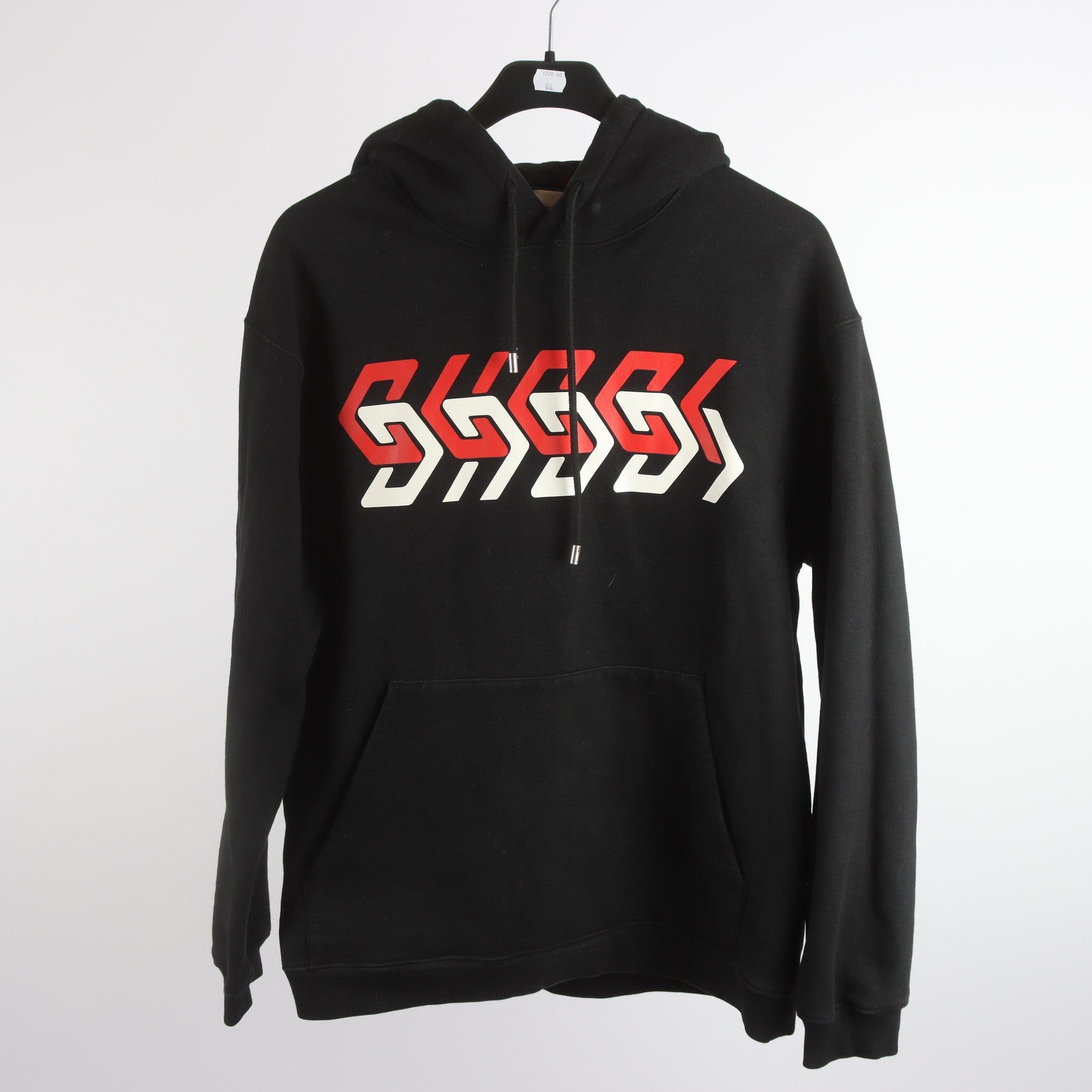 Hoodie, Gucci, svart, stl. M
