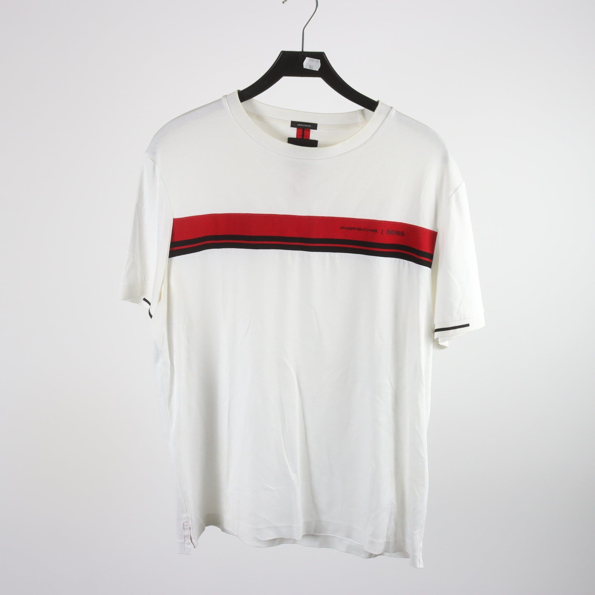 T-shirt, Hugo Boss x Porsche, vit, stl. L