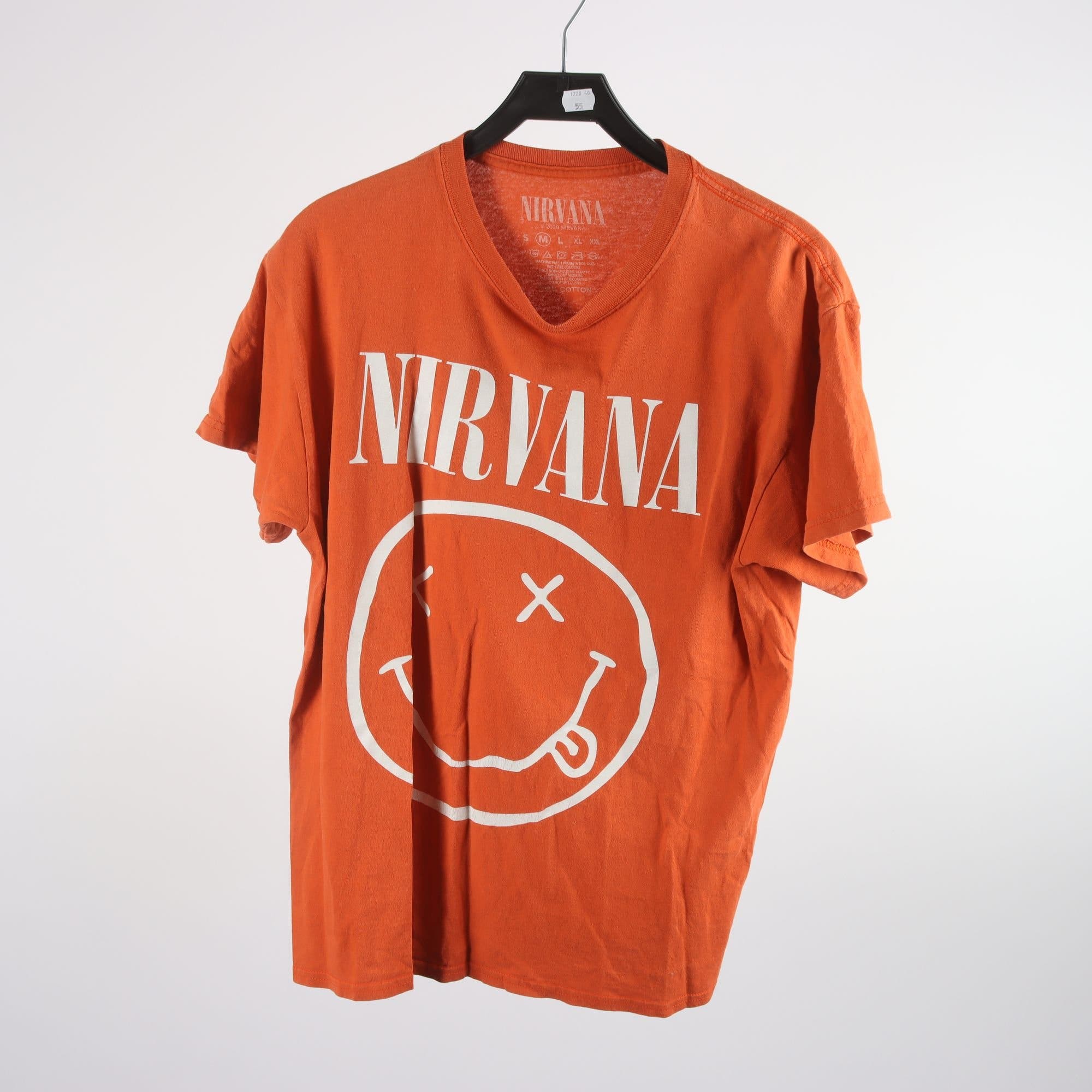 T-shirt, Nirvana, orange, stl. M
