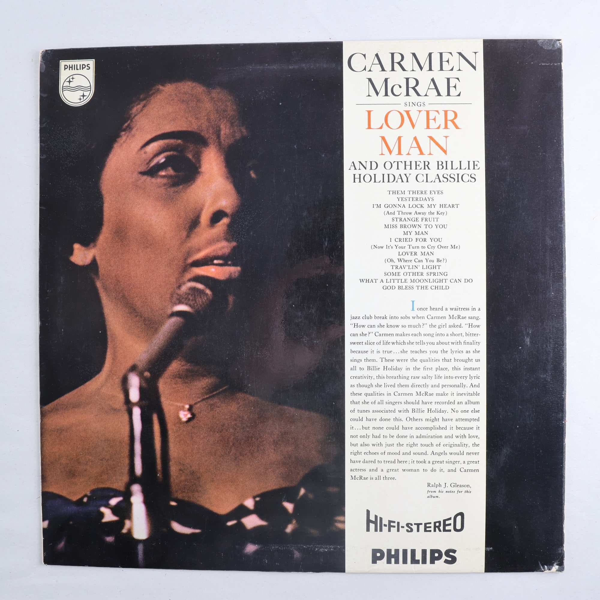 LP Carmen McRae, Sings Lover Man