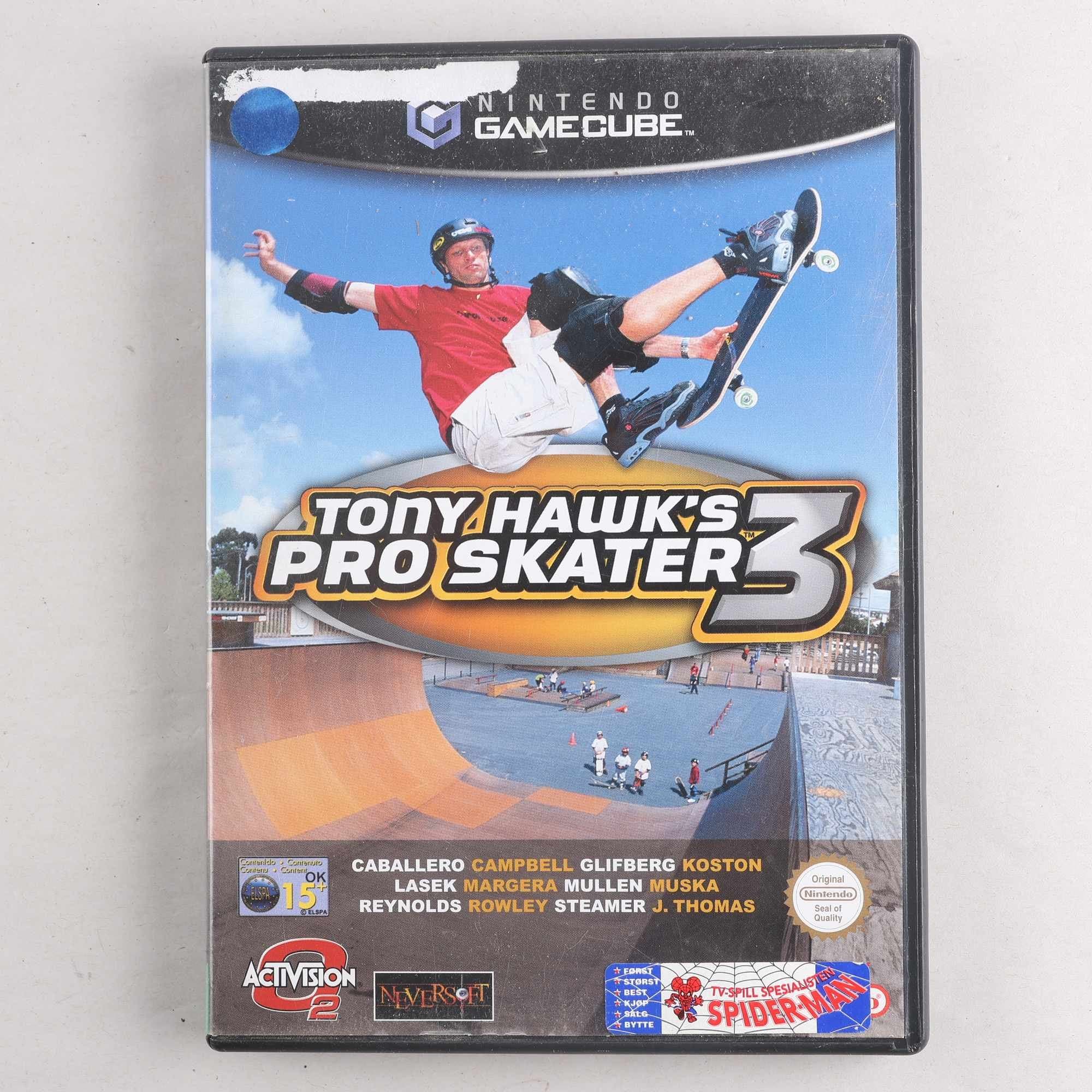 Gamecube, Tony Hawk’s Pro Skater 3