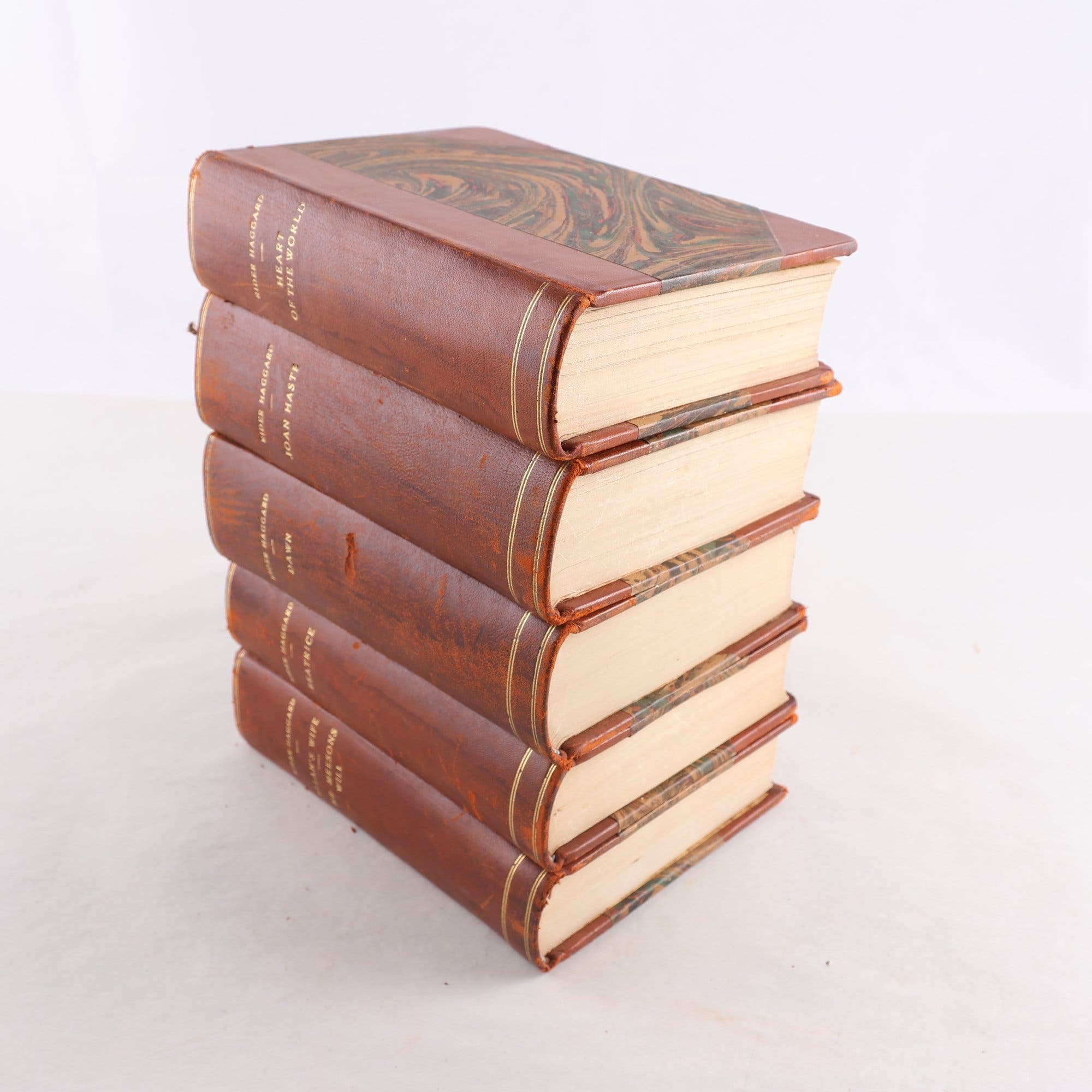 Rider Haggard, bokpaket med 5 volymer