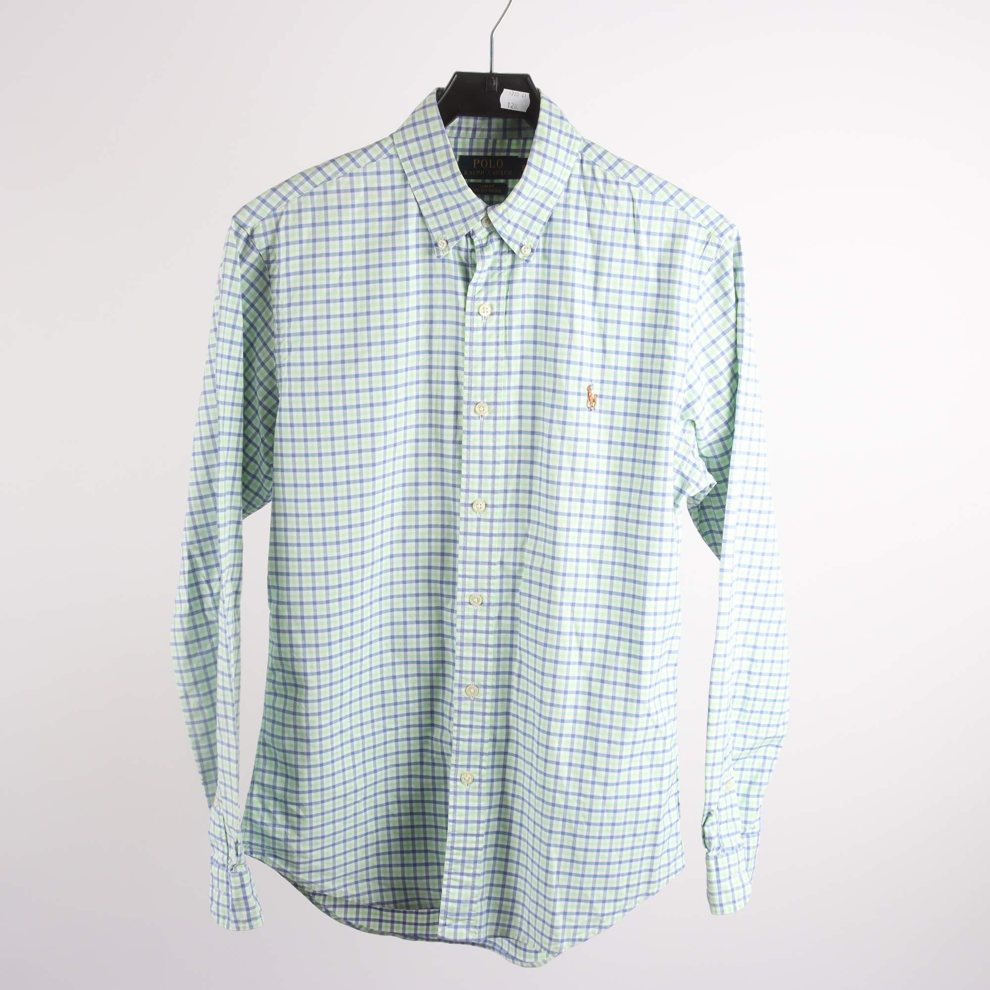 Skjorta, Polo Ralph Lauren, blå, grön, rutig, stl. S