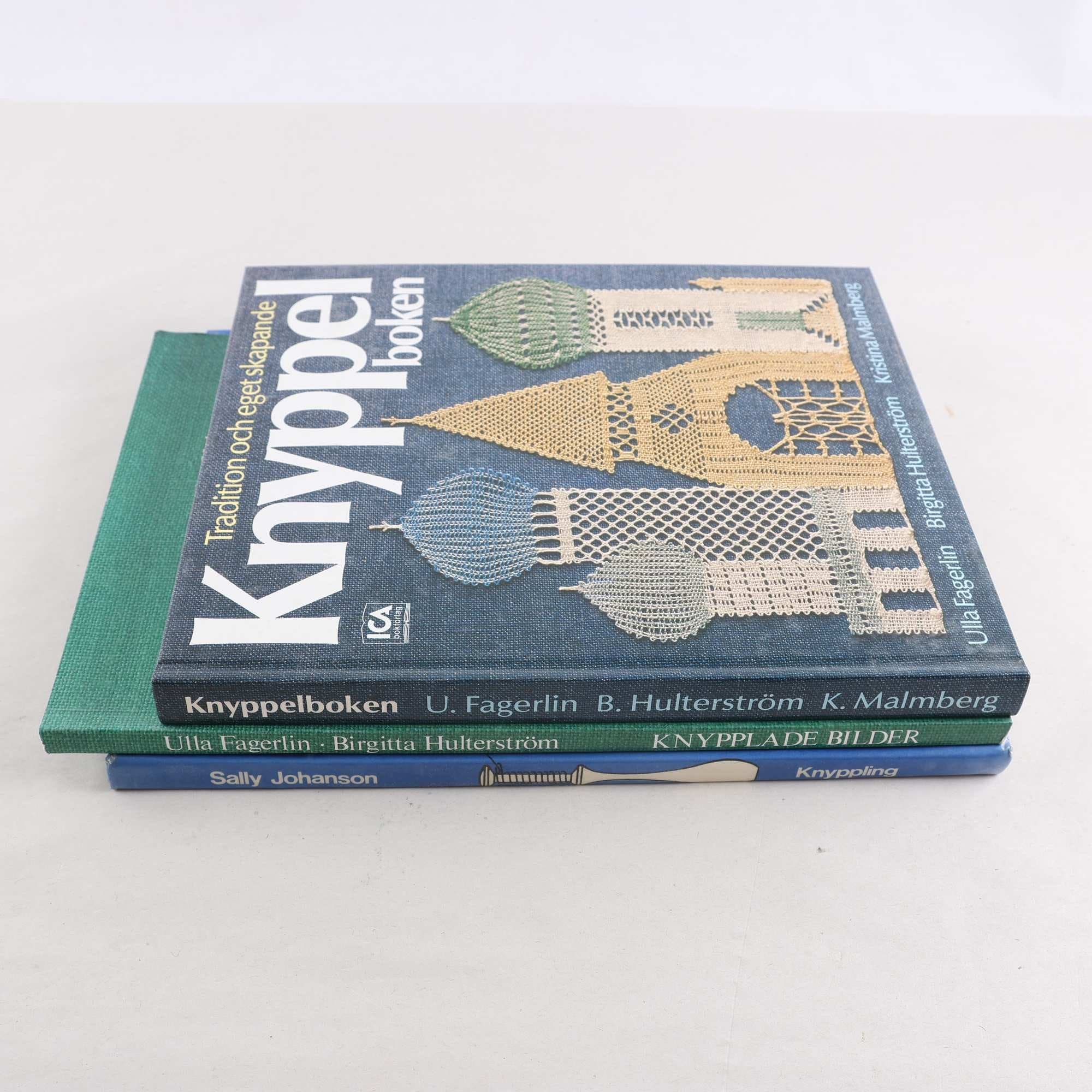 Knyppling, bokpaket med 3 volymer