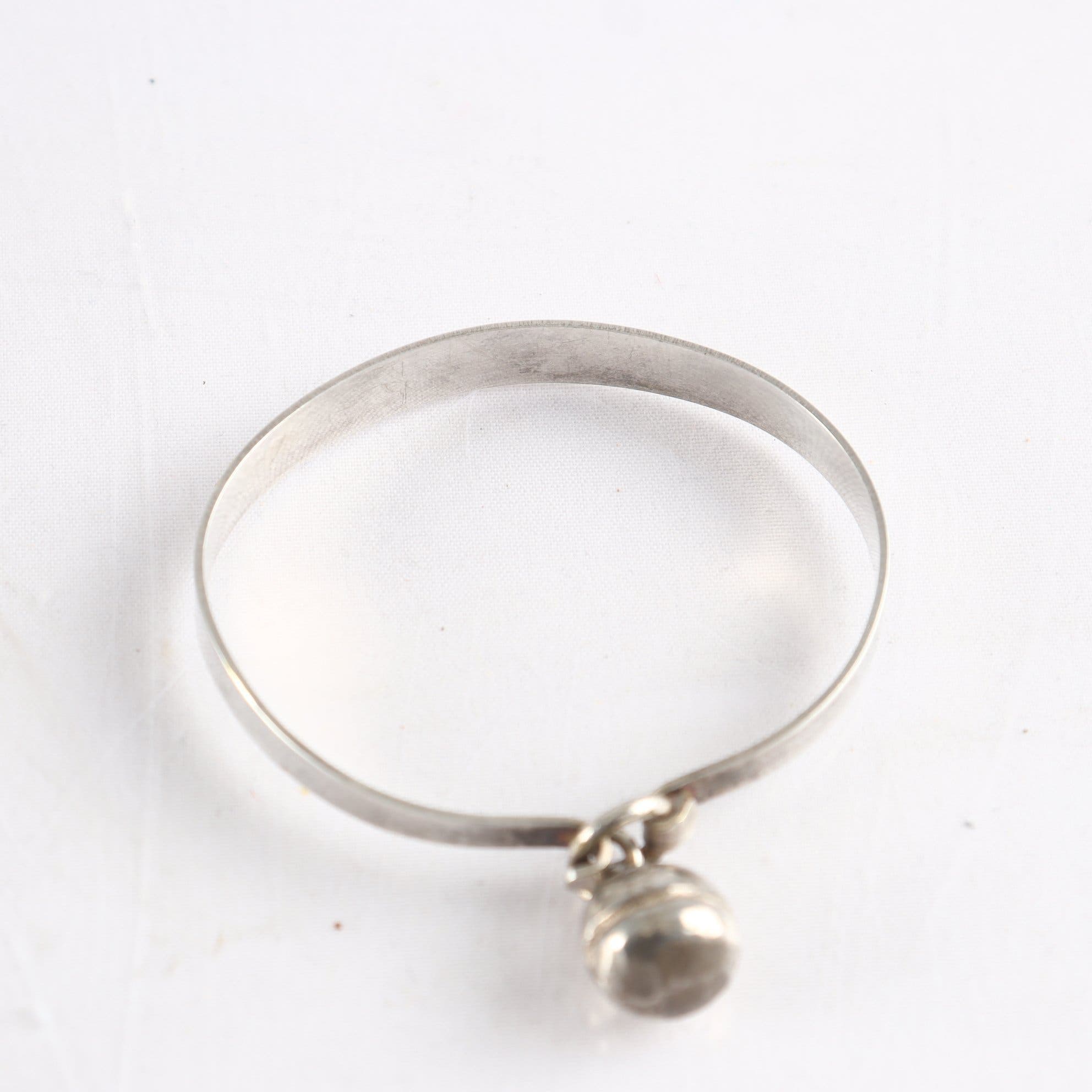 Armring, silver, berlock