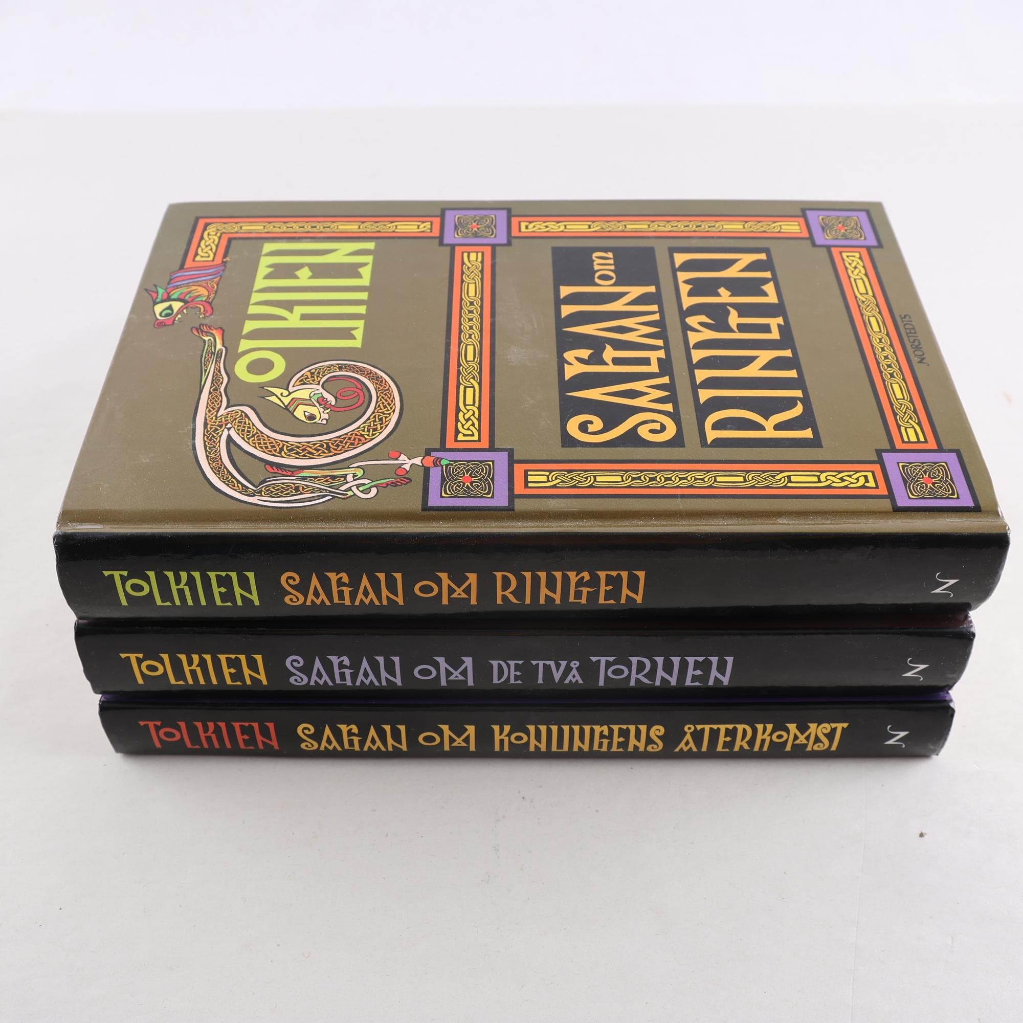 J. R. R. Tolkien, Sagan om ringen, komplett serie med 3 volymer