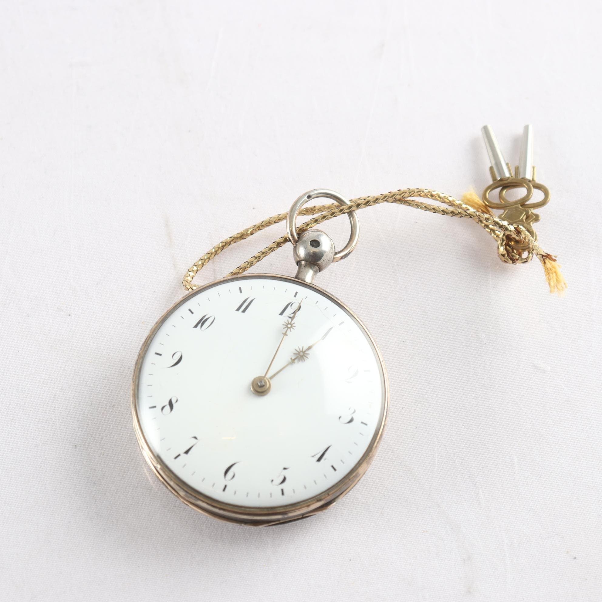 Fickur, antikt, silver 825