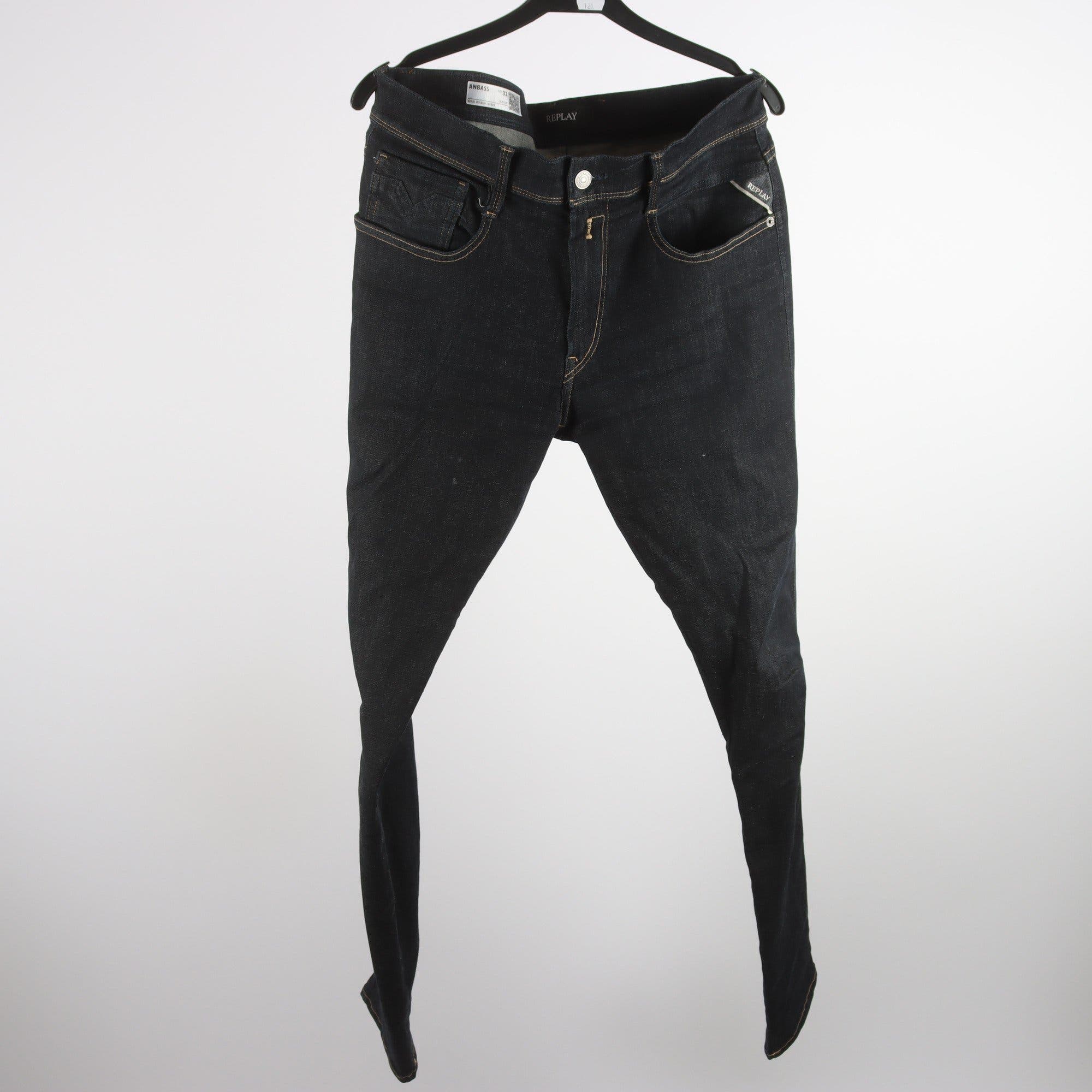 Jeans, Replay, blå. stl. W32 L34
