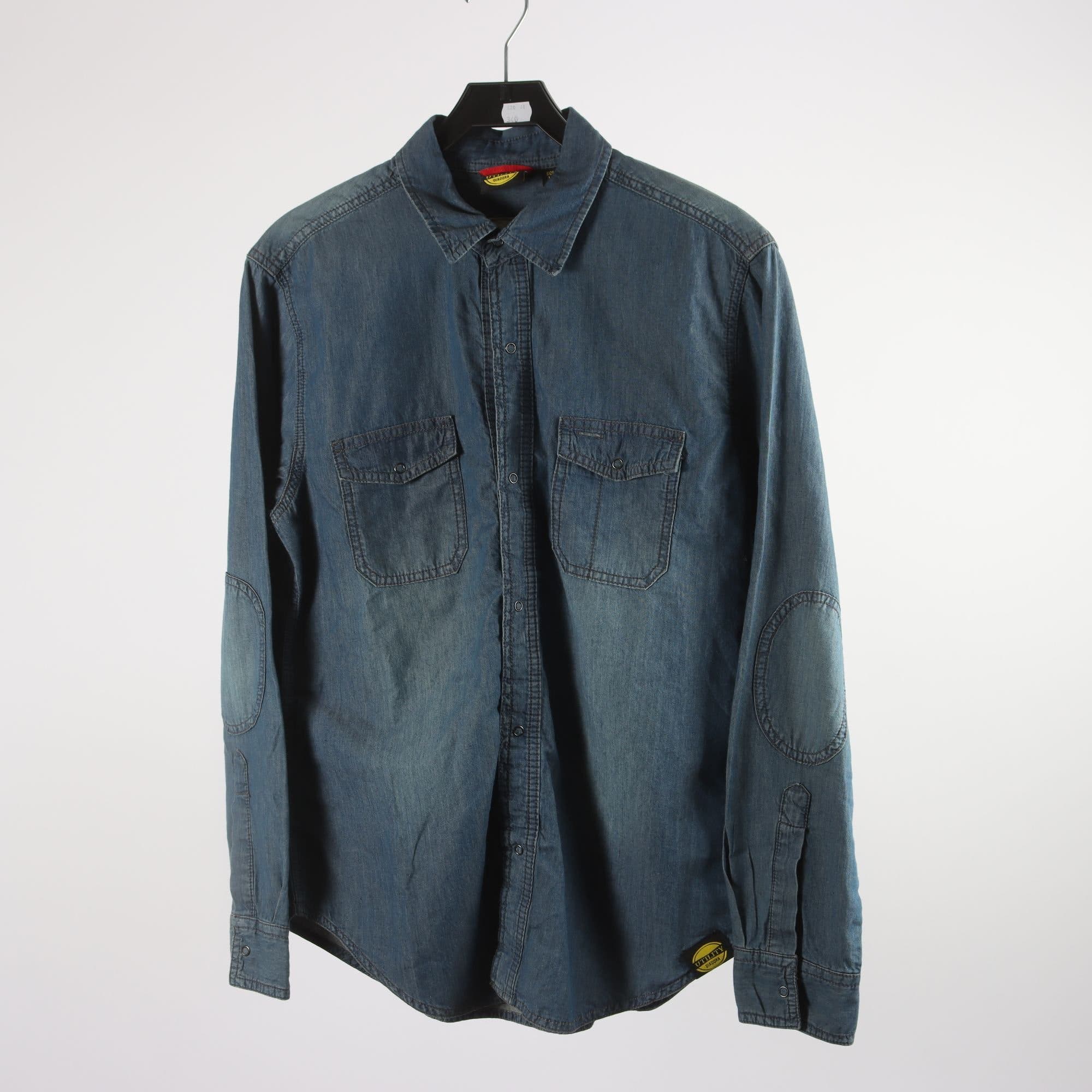 Jeansskjorta, Utility, blå, stl. M.