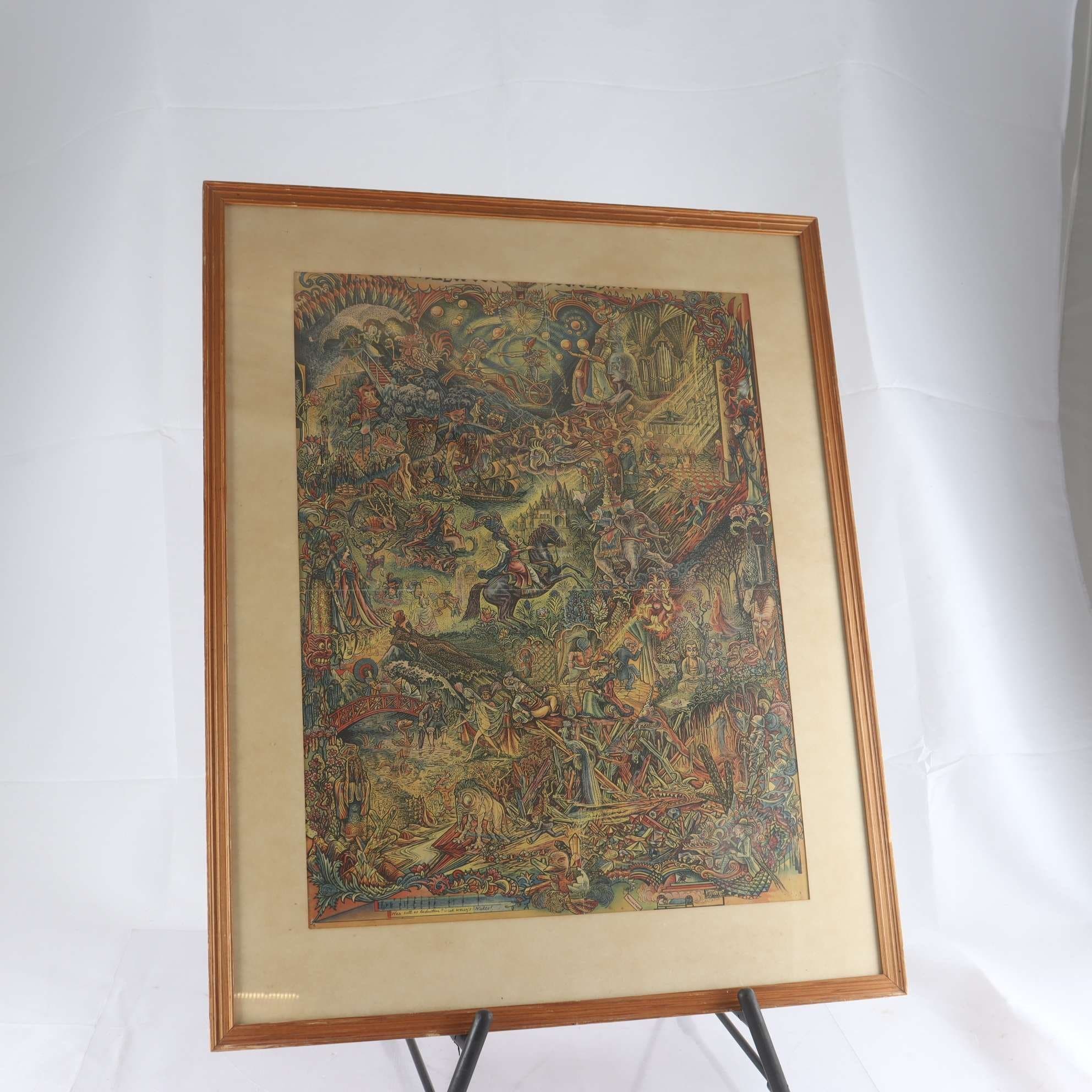 Utvikt tryck, Ton van Tast, (1884), Holland, 1931. Endast avhämtning.