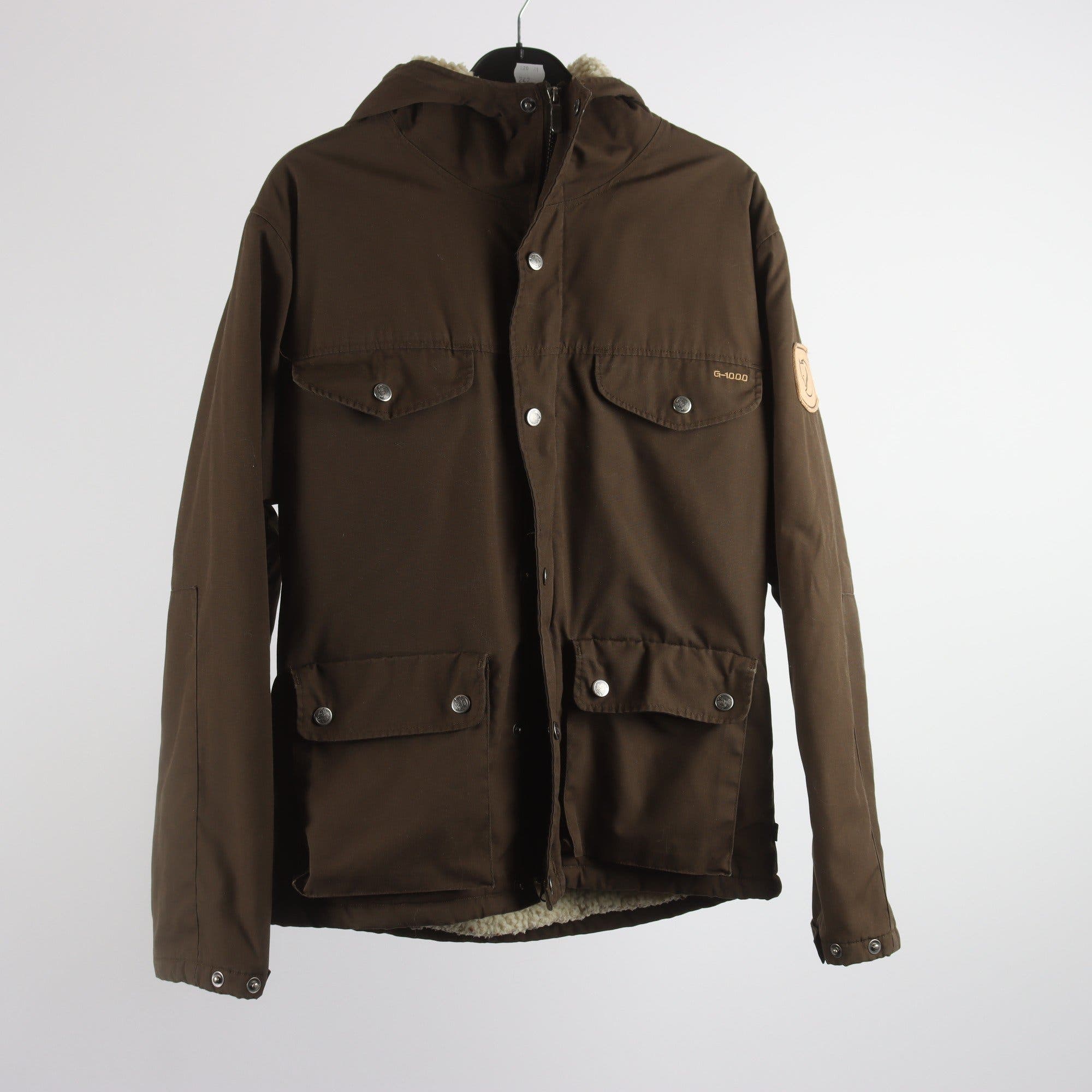 Friluftsjacka, Fjällräven, brun, G1000, stl. XS.