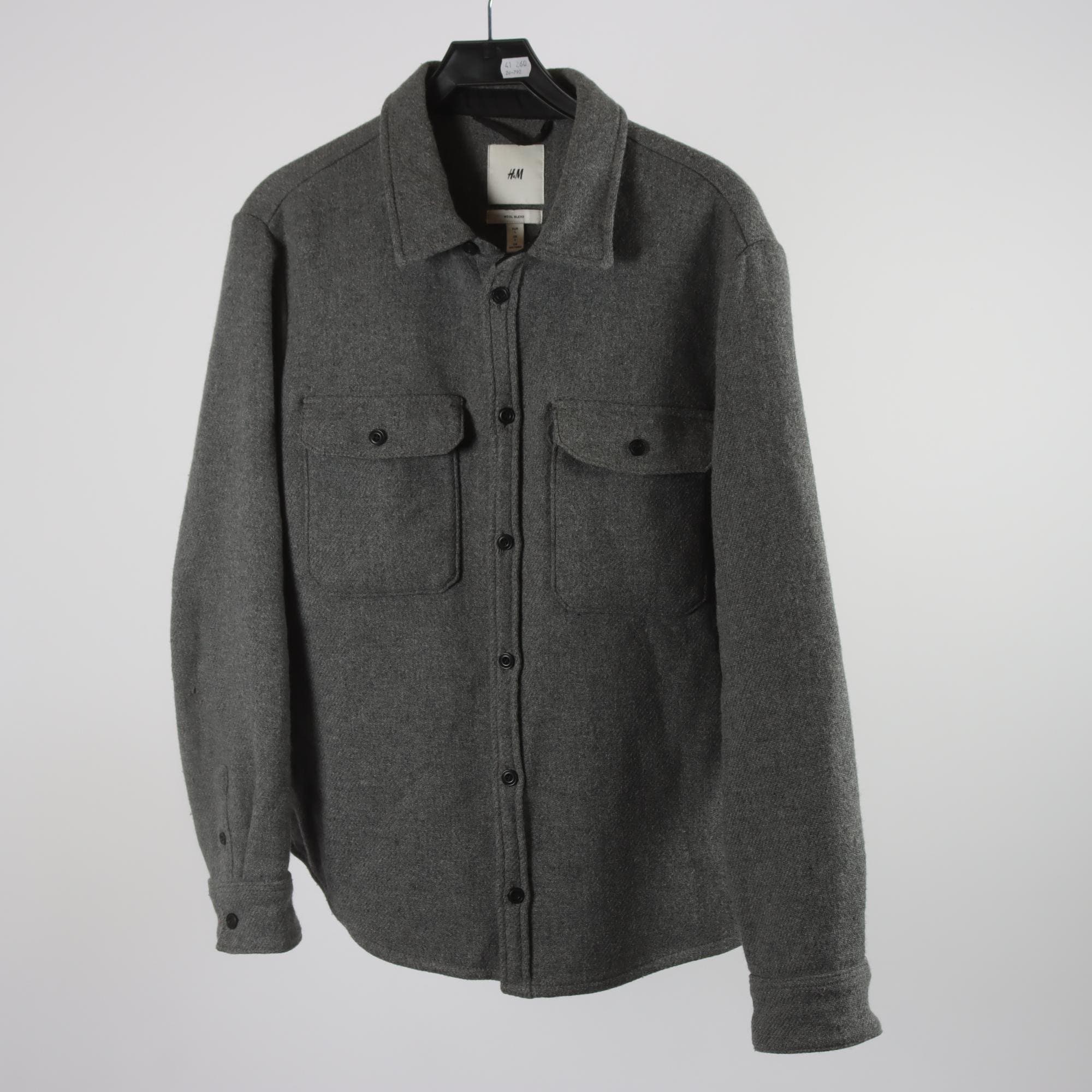 Overshirt, H&M, ullblandning, stl. L