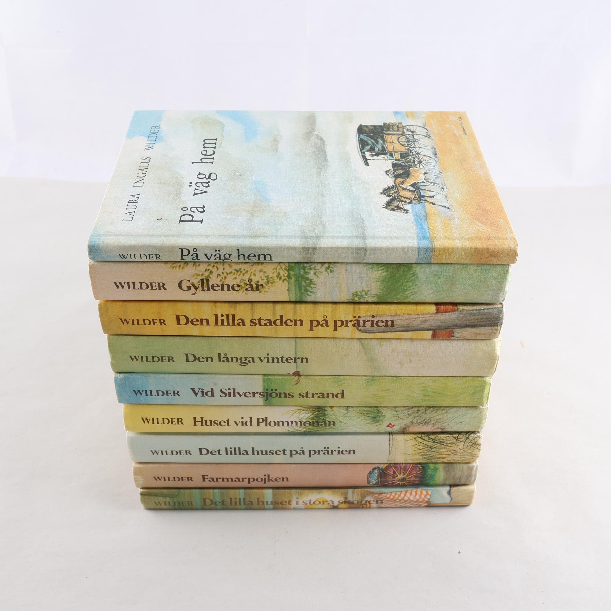 Laura Ingalls Wilder, Det lilla huset på prärien, 9 volymer