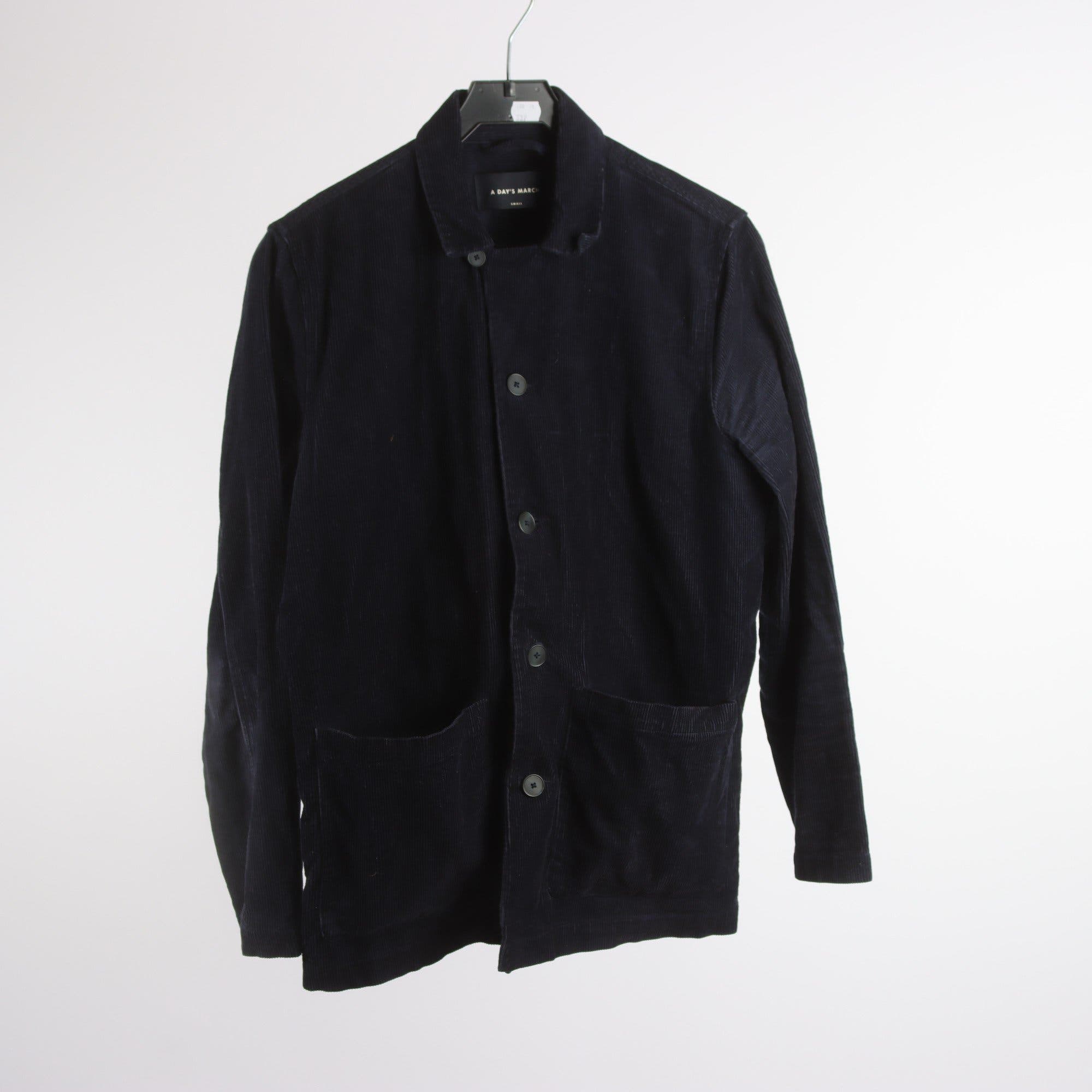 Worker jackets, A day’s March, blå, manchester, stl. S.