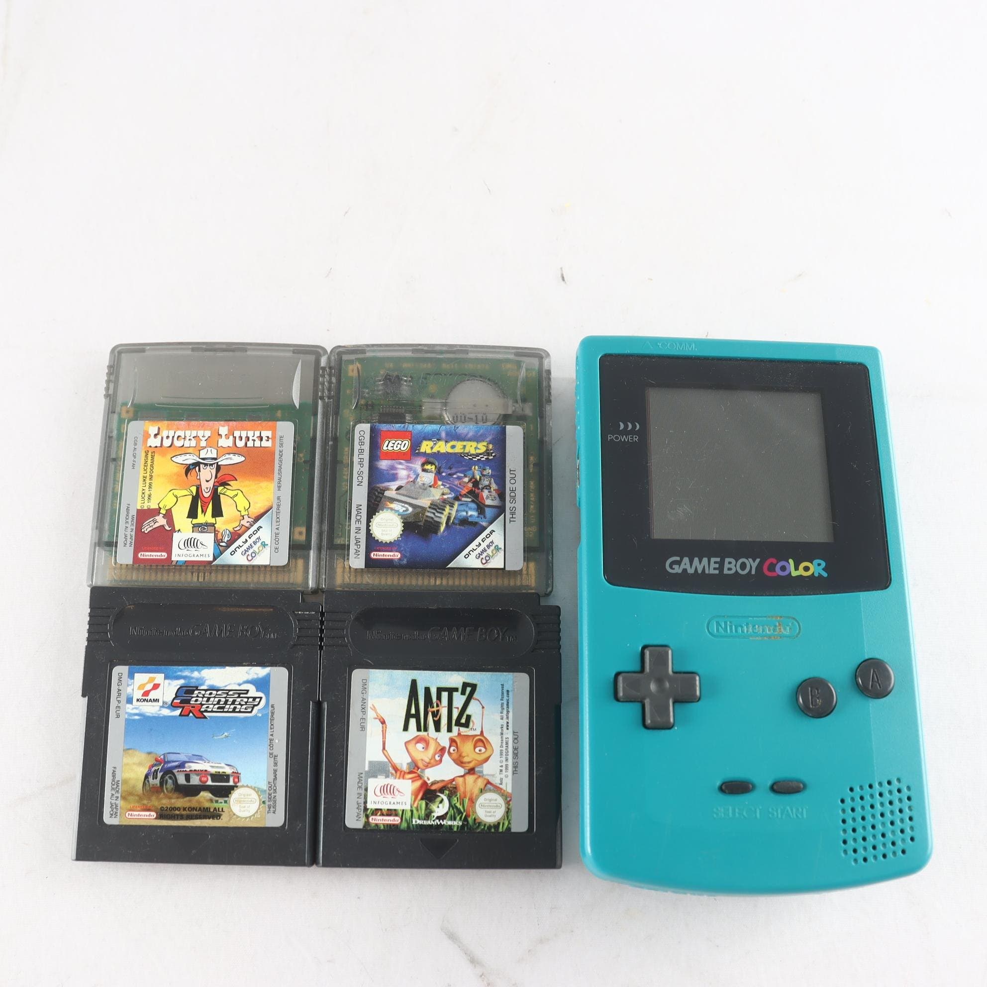 Game boy color med spel