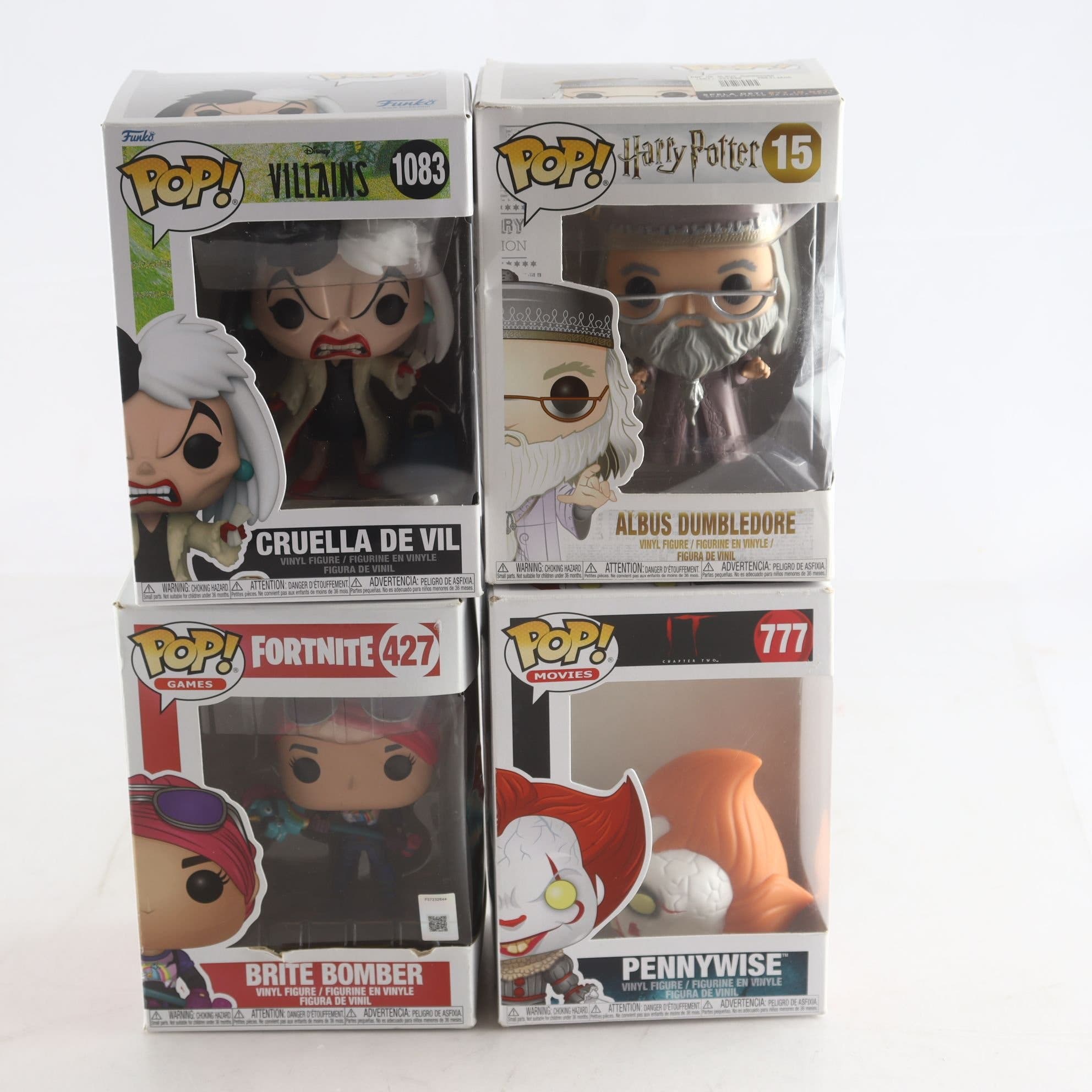 Figurer, Funko Pop!, 4 st., blandat.