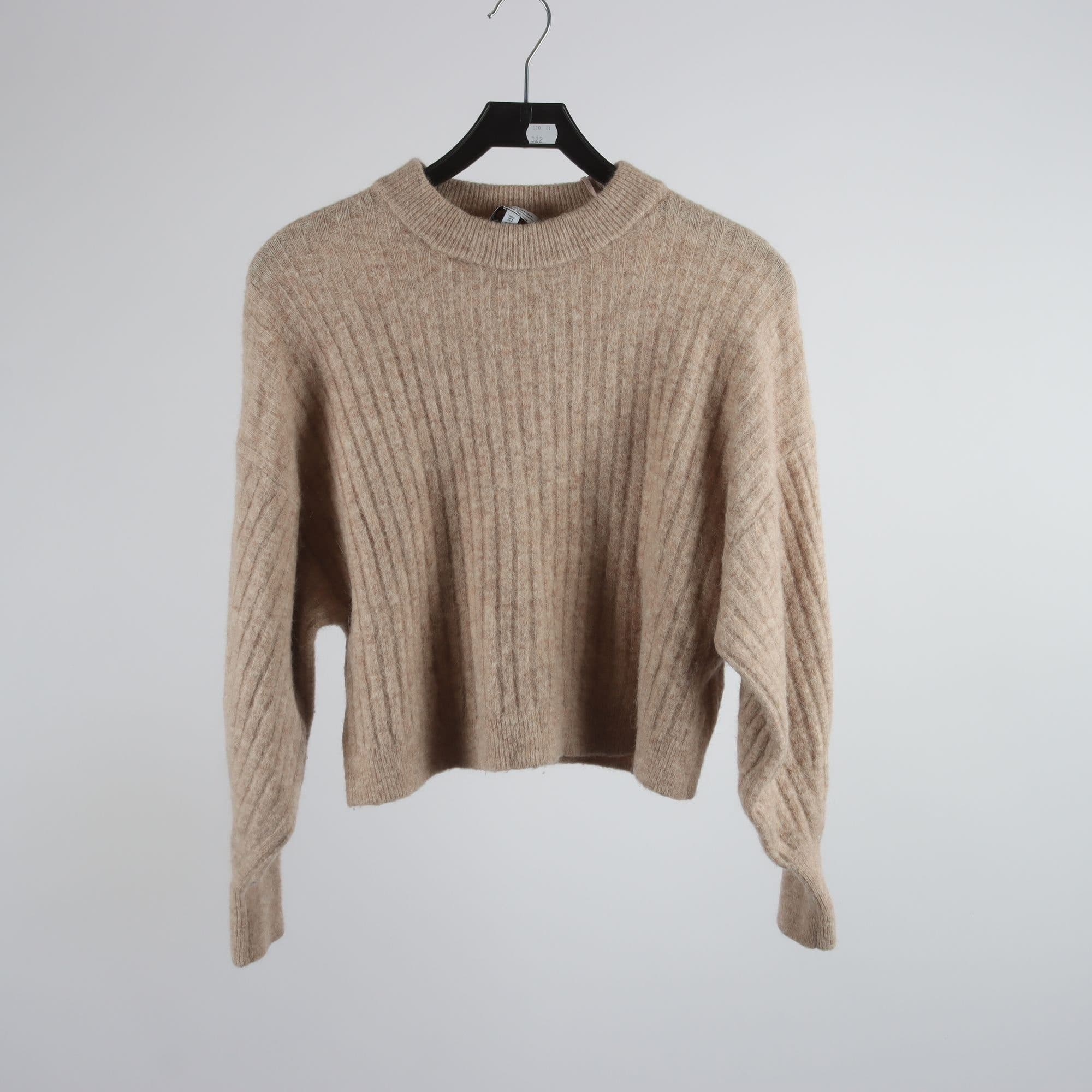 Tröja, & Other Stories, beige, ull, alpaca, stl. S.
