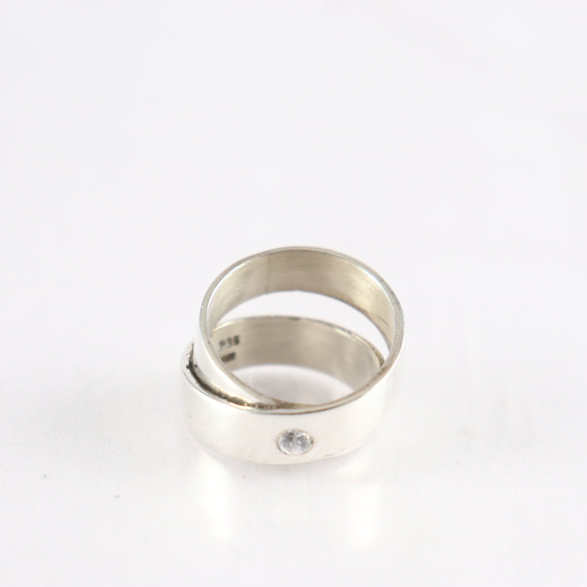Ring, silver 925, sten